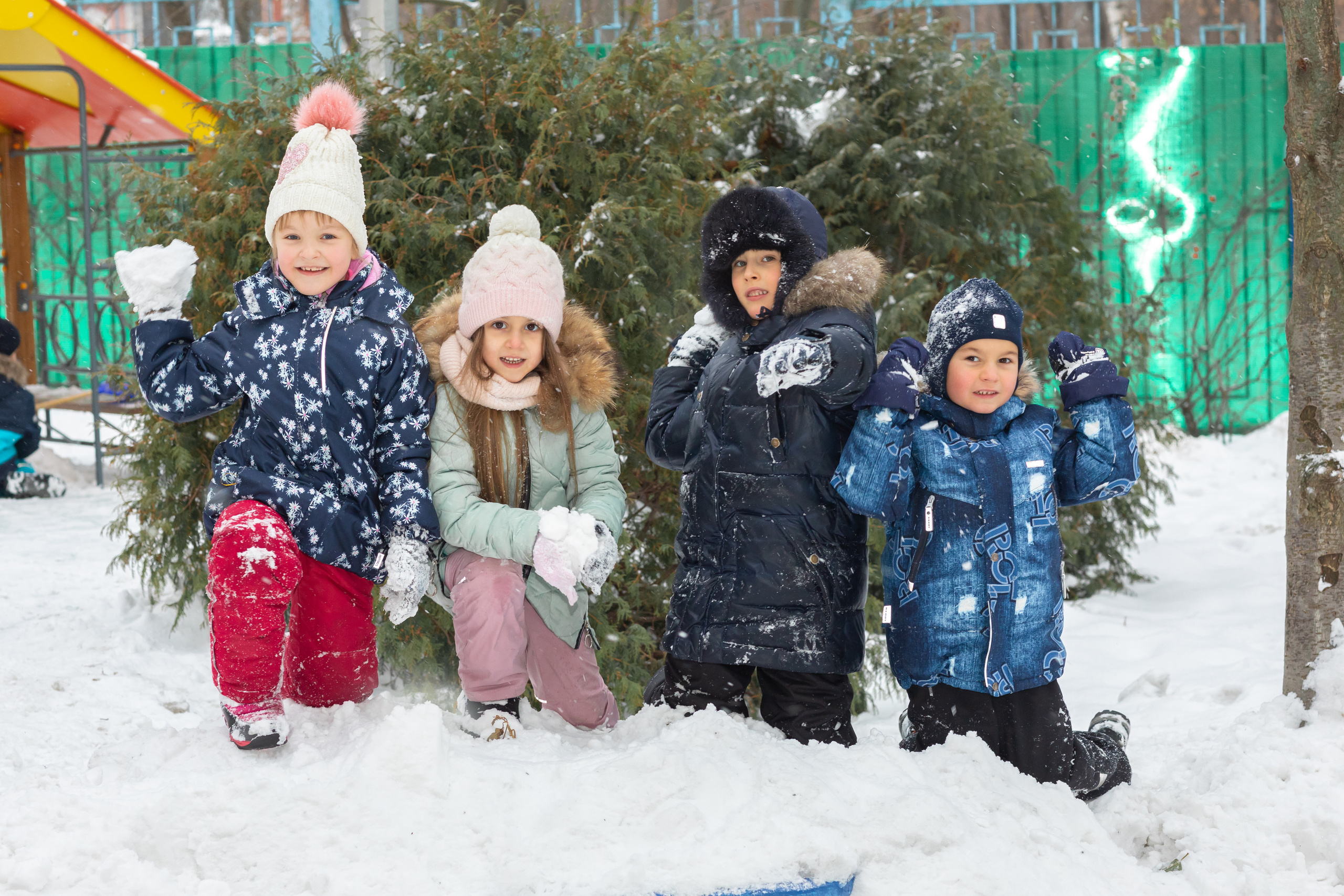 Групповые и сюжетные фотографии в детском саду