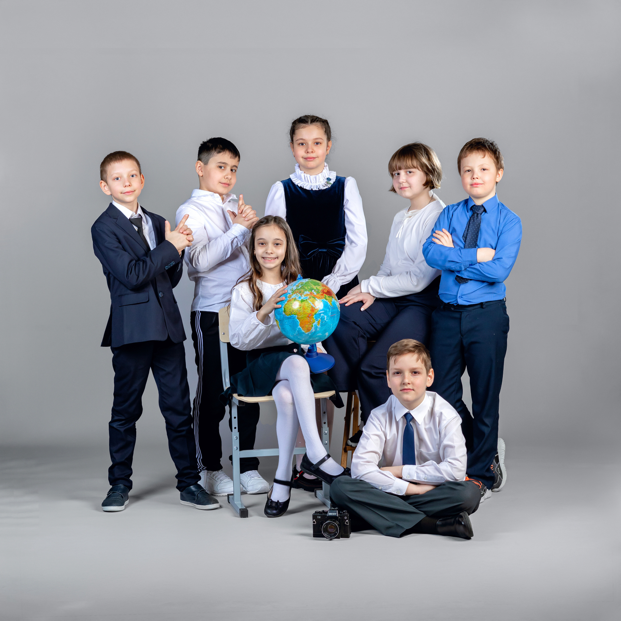Групповые и сюжетные фотографии в школе