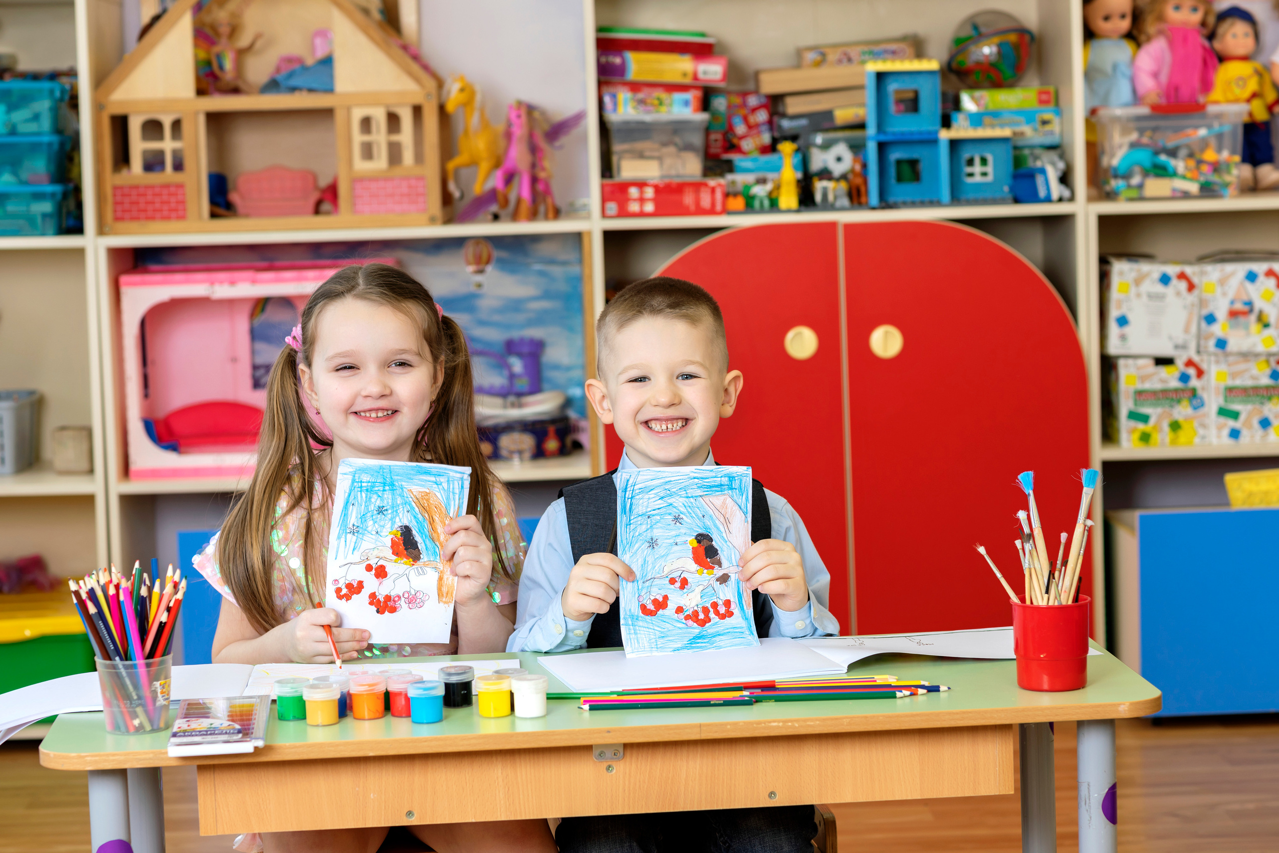 Групповые и сюжетные фотографии в детском саду