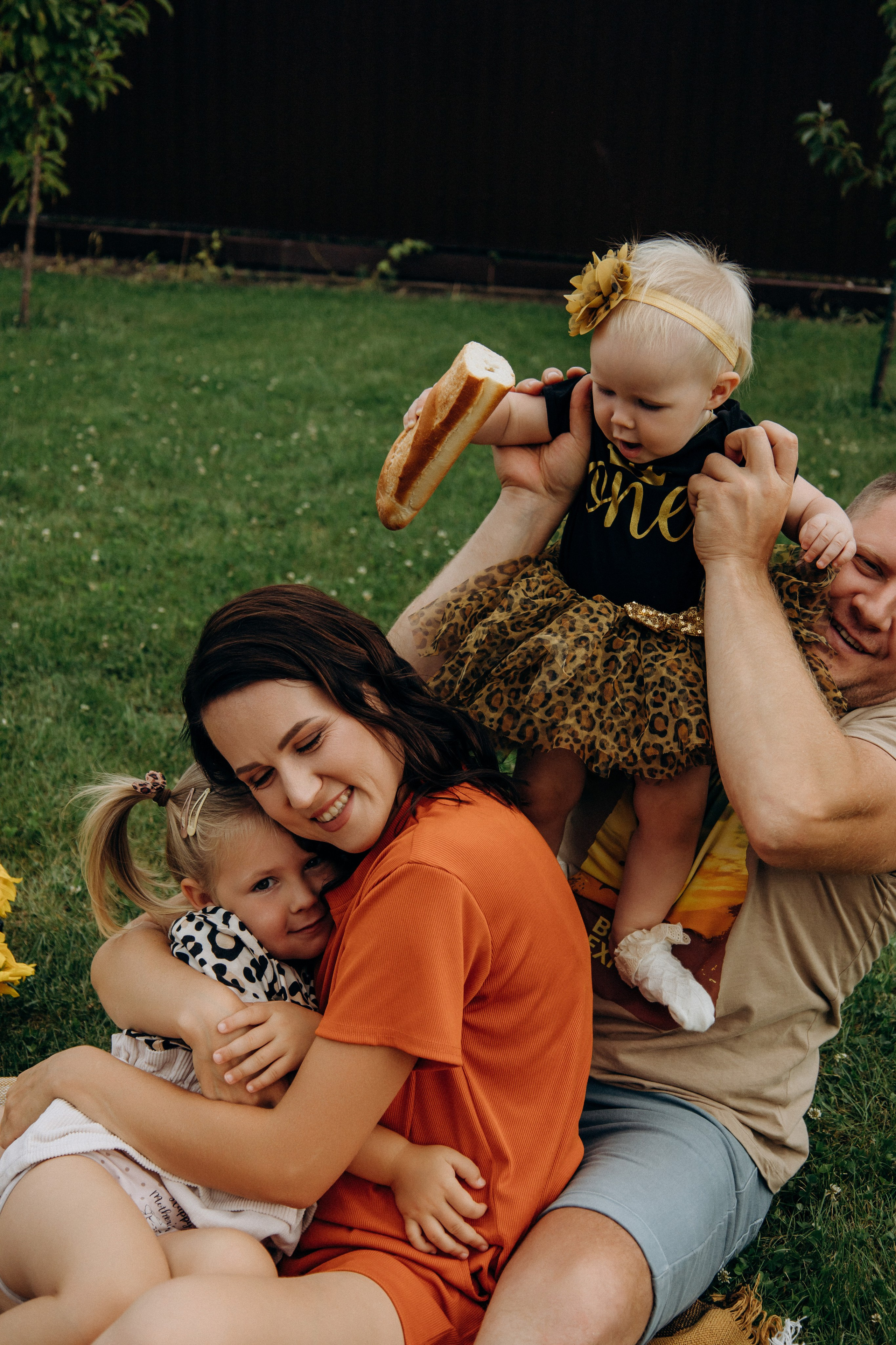 Хрустящие батоны и крошка Милана. Портретный и семейный фотограф в Воронеже Ксения Ремизова