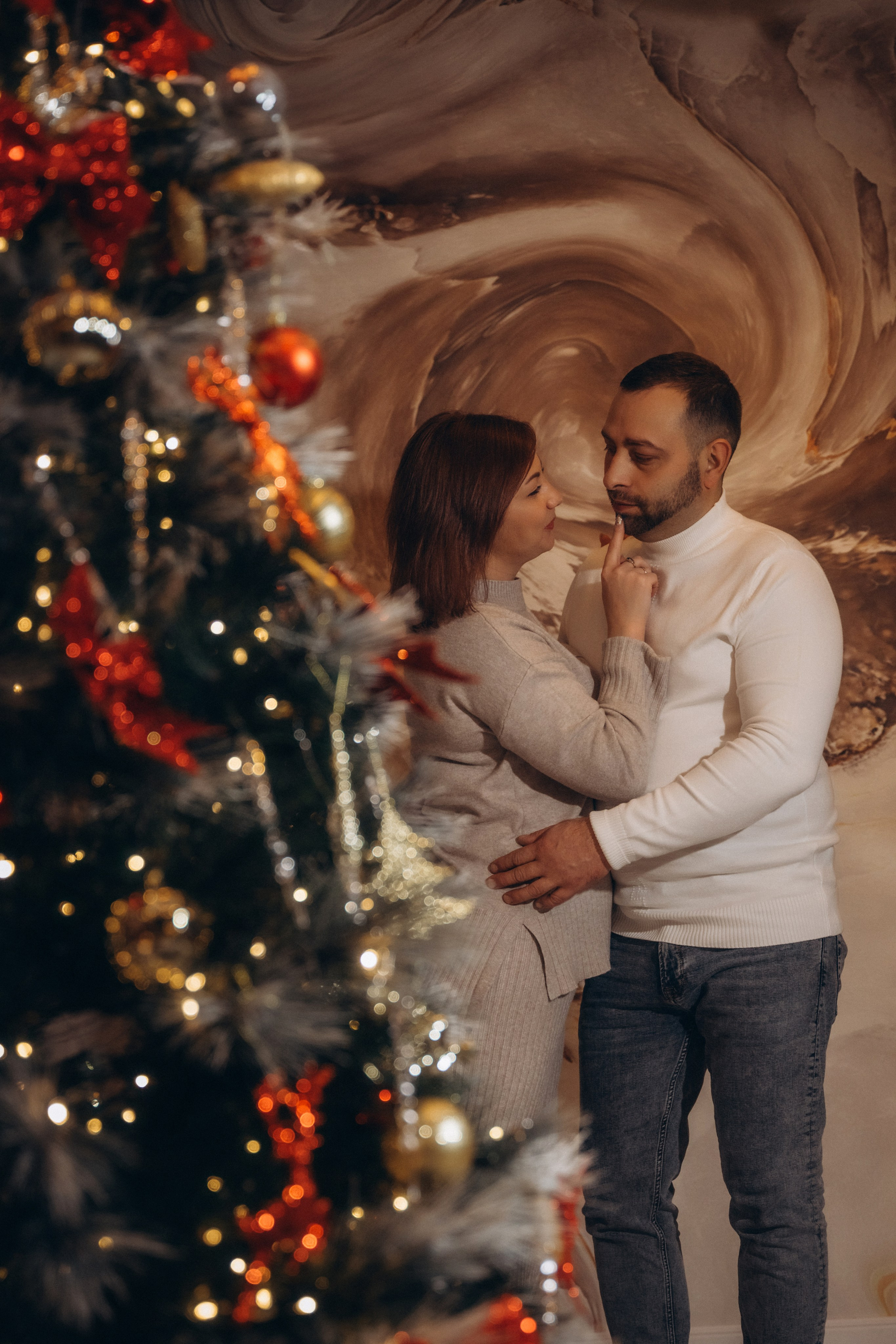 Семья Киприяновы, Новый год дома. Семейный фотограф в Белгороде Амелина Алина