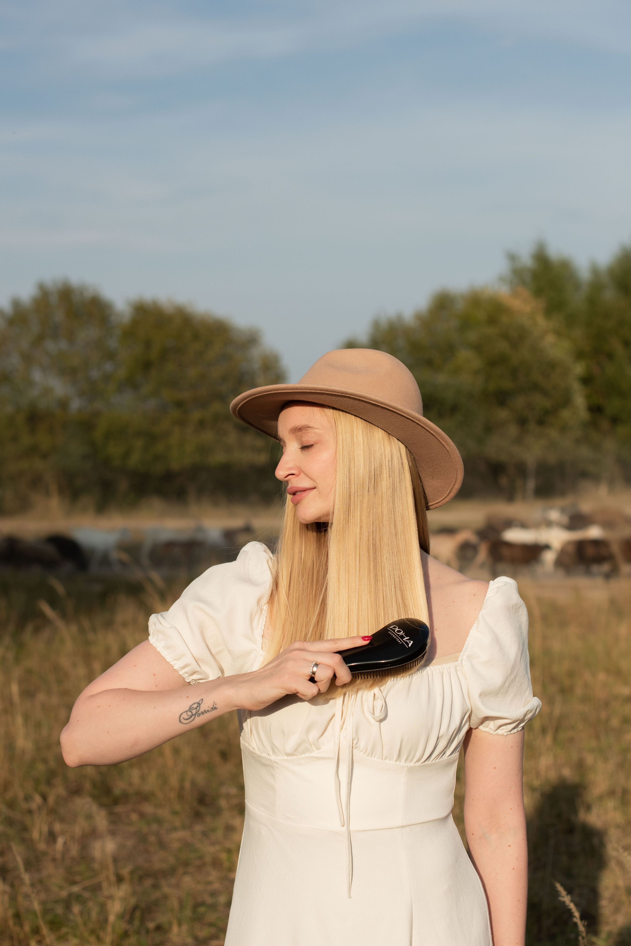 Съемка для бренда РОНА на природе. Женский фотограф в Москве и МО