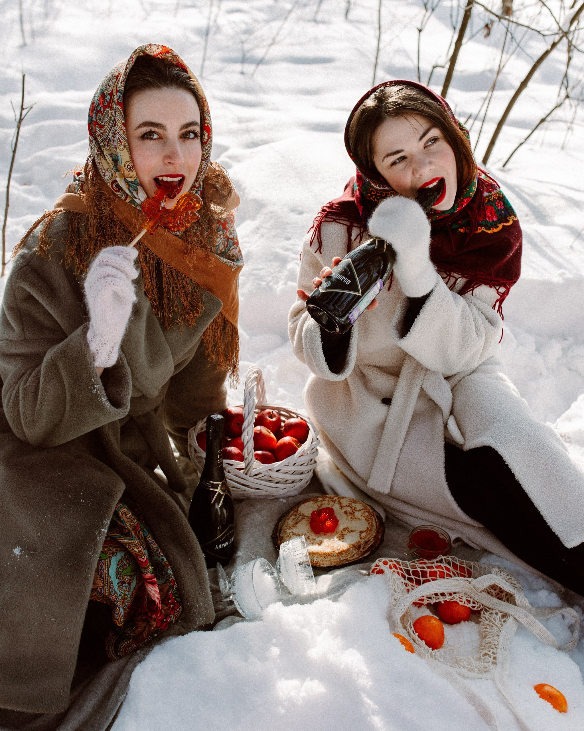 Сёстры. Масленица. Анастасия Турсунова арт-фотограф в Москве