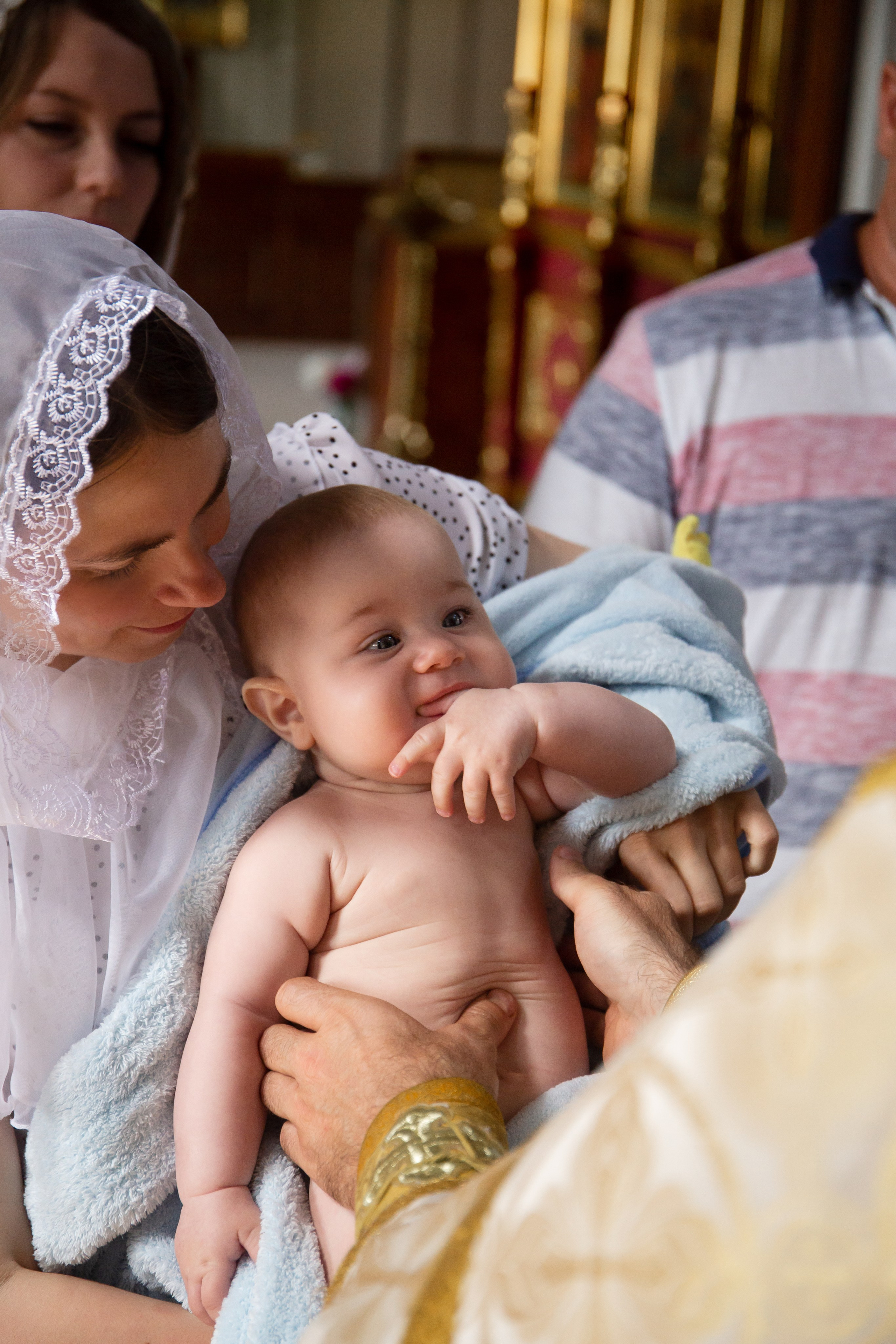 Крещение Андрюши, Храм Покрова Пресвятой Богородицы в селе Жестылево. Фотограф Дмитров и МО Валентина Халикова