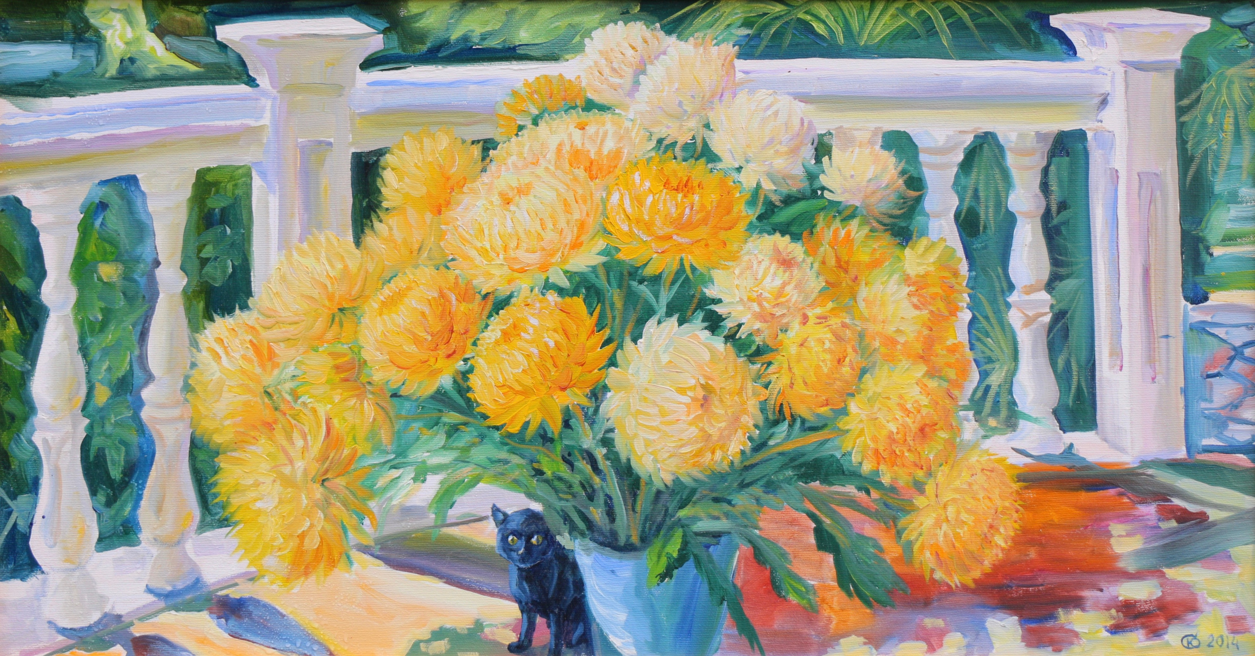 Цветы. Продажа картин маслом на холсте в г. Ялта