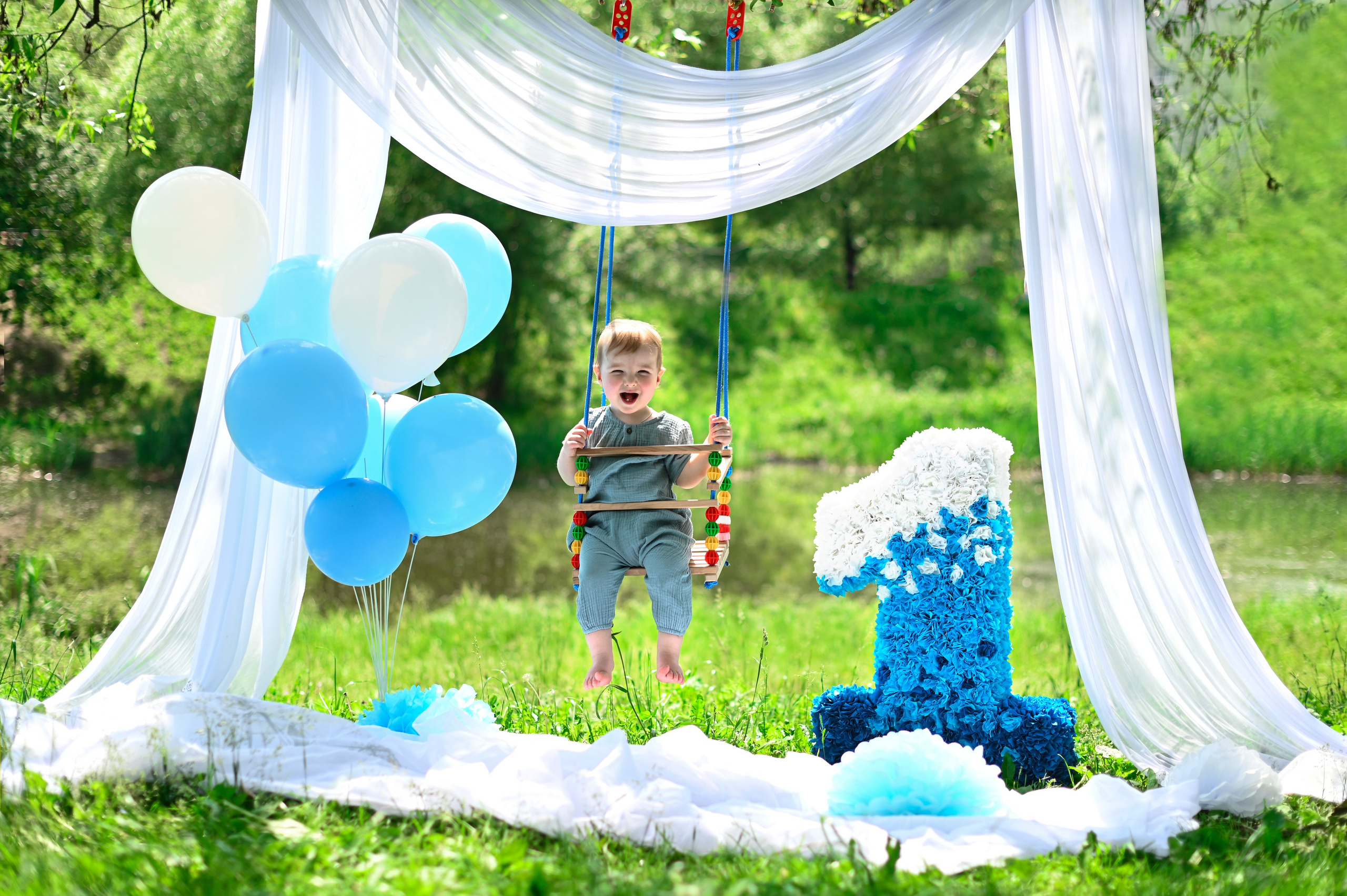 1 годик. Детский и семейный фотограф г. Москва Оксана Катаджи