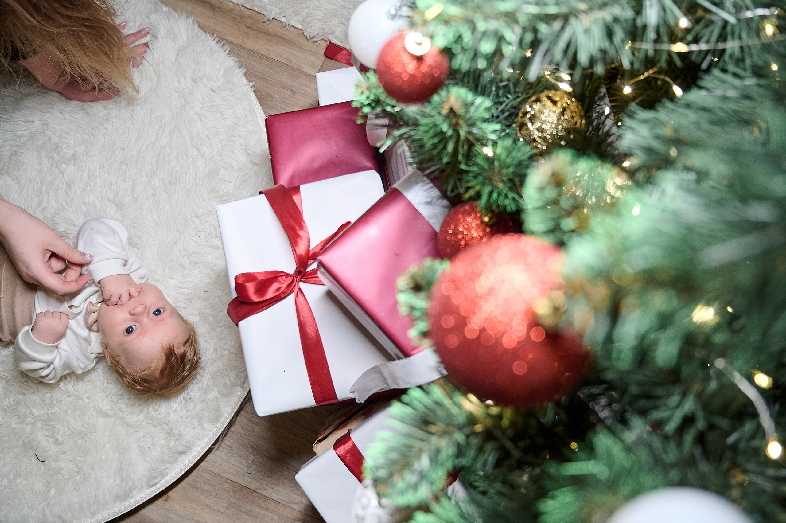 Новогодняя семейная фотосессия в Новокузнецке — семья Фетисовых
