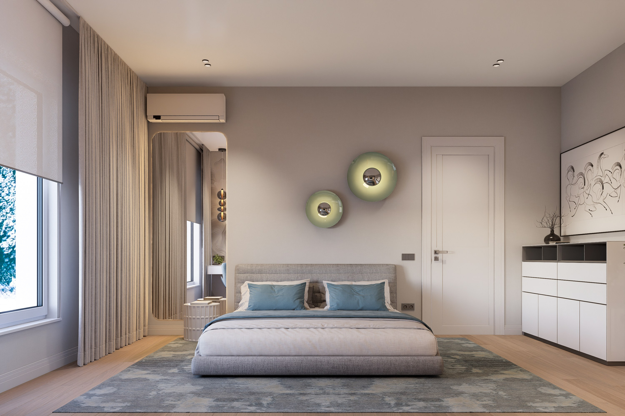 Фьерд 2-х комнатный. Архитектурно-дизайнерское бюро ROOMS