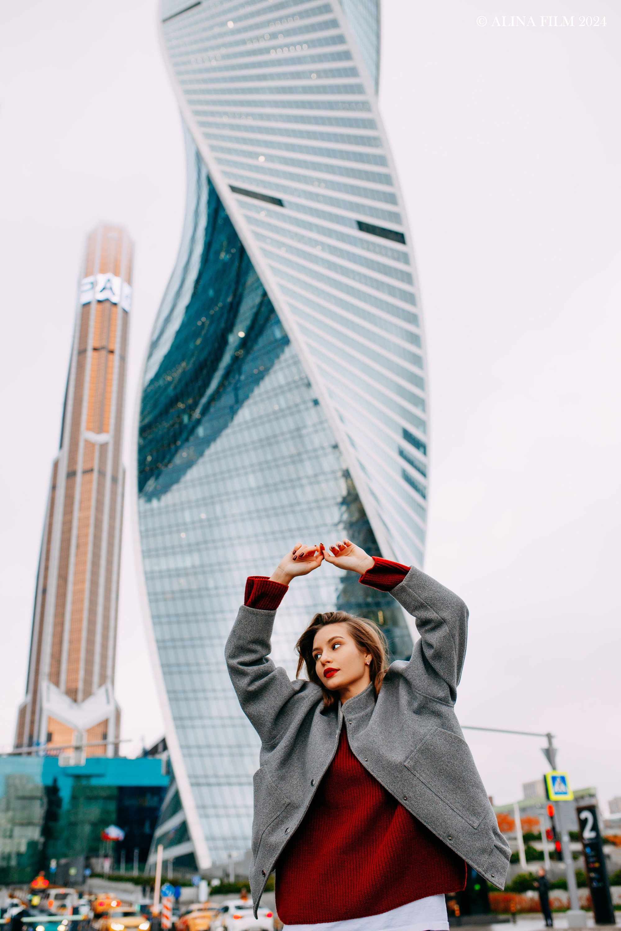 Лавстори в Москва Сити. Фотограф в Санкт-Петербурге Alina Film