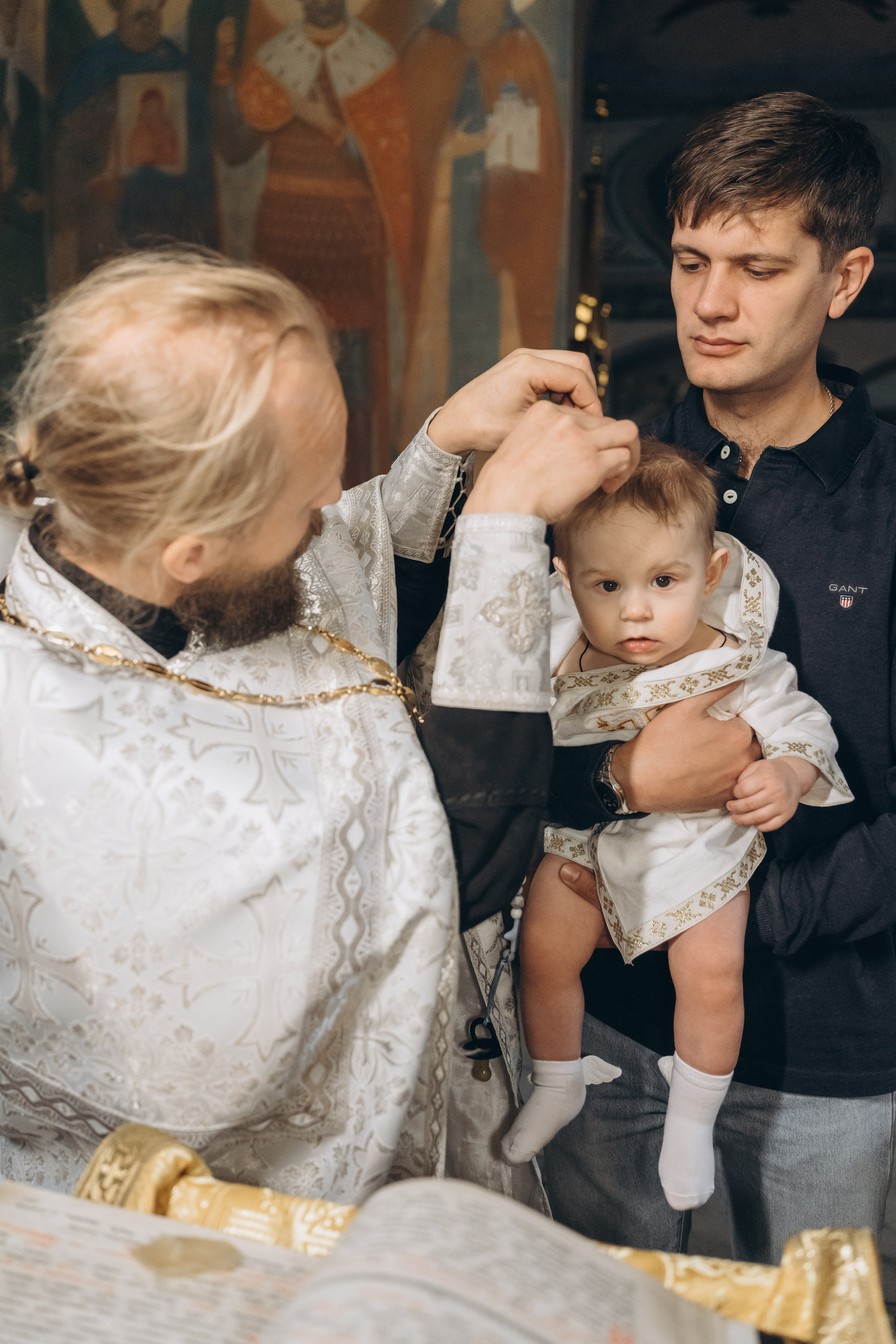 Таинство Крещения Демида. Фотограф Ольга Рубцова в Москве и Московской области