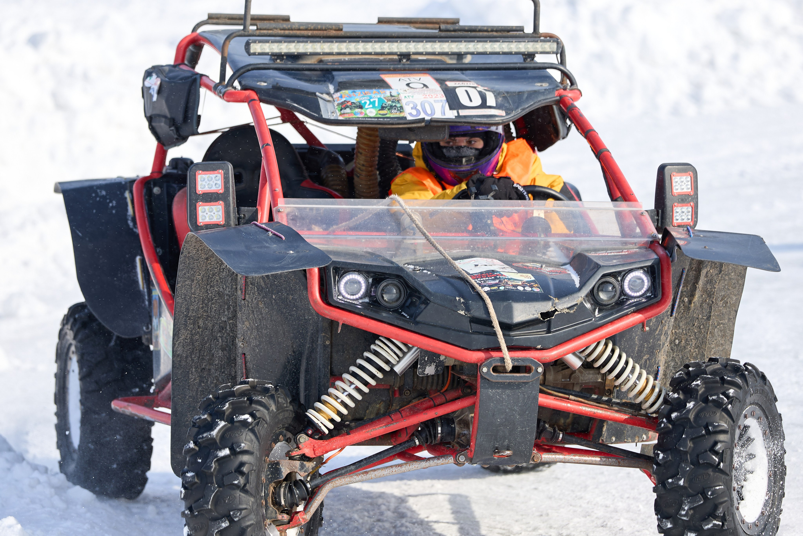 Топим Лёд — 2026. Соревнования на квадроциклах. Фотограф в Новосибирске Алена Скокова