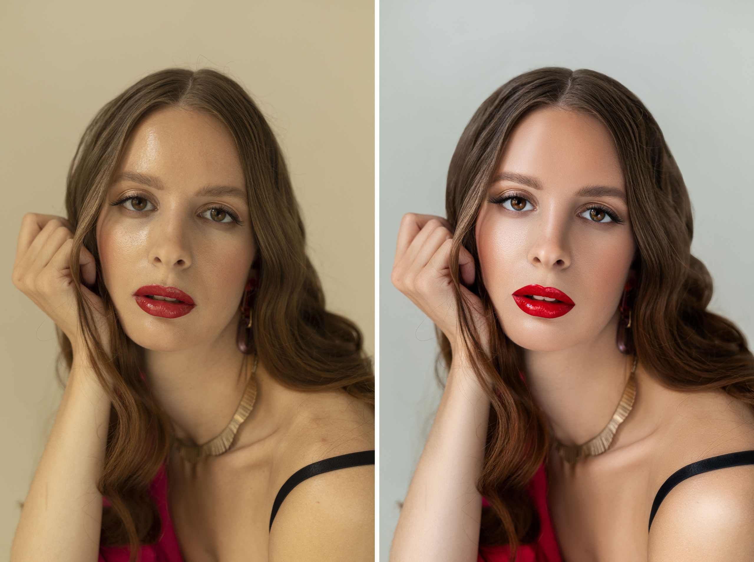 Ретушь до и после. Семейный и женский фотограф в Екатеринбурге Светлана Фиризен