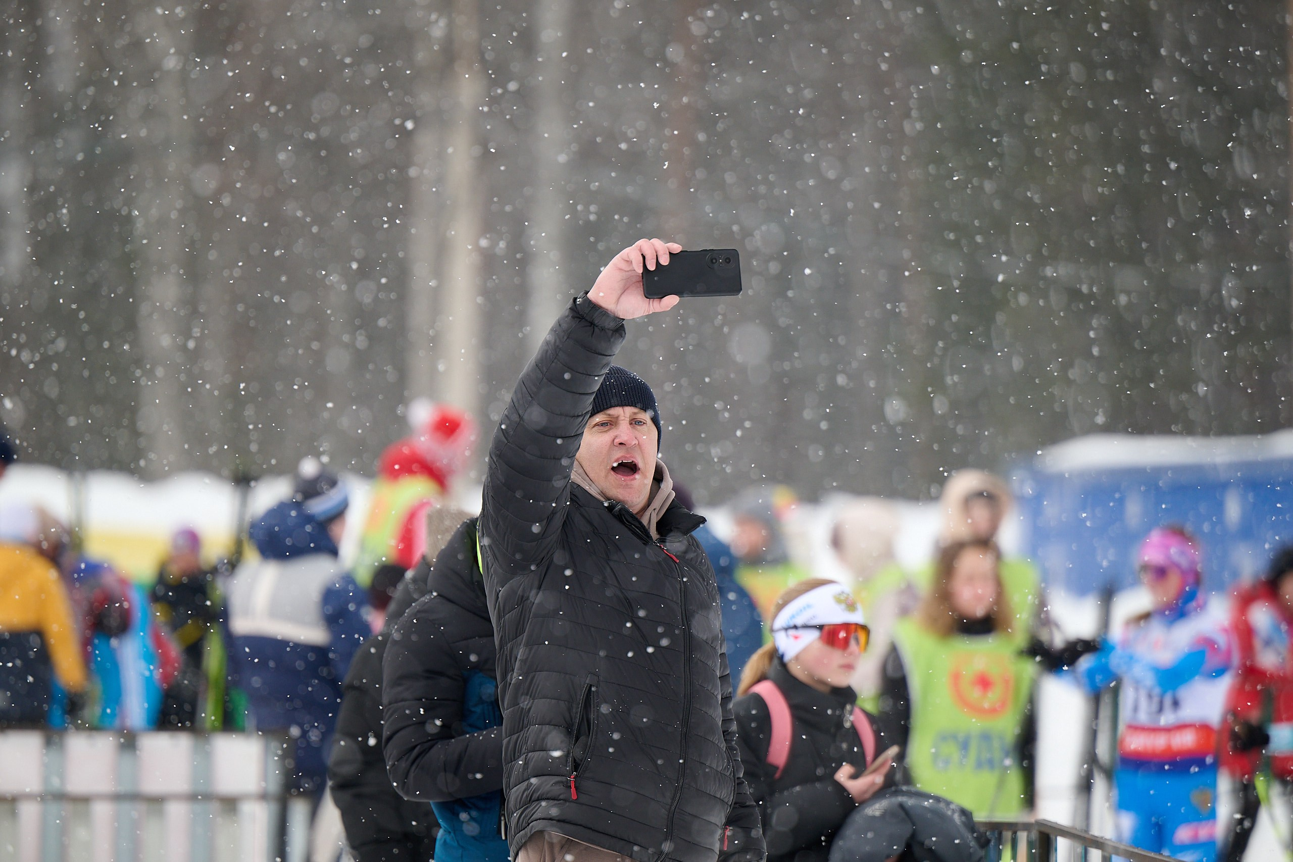 Всероссийские соревнования по лыжным гонкам «Пионерская правда». Ижевс. Спортивный репортажный фотограф в Ижевске Сергей Мерзляков