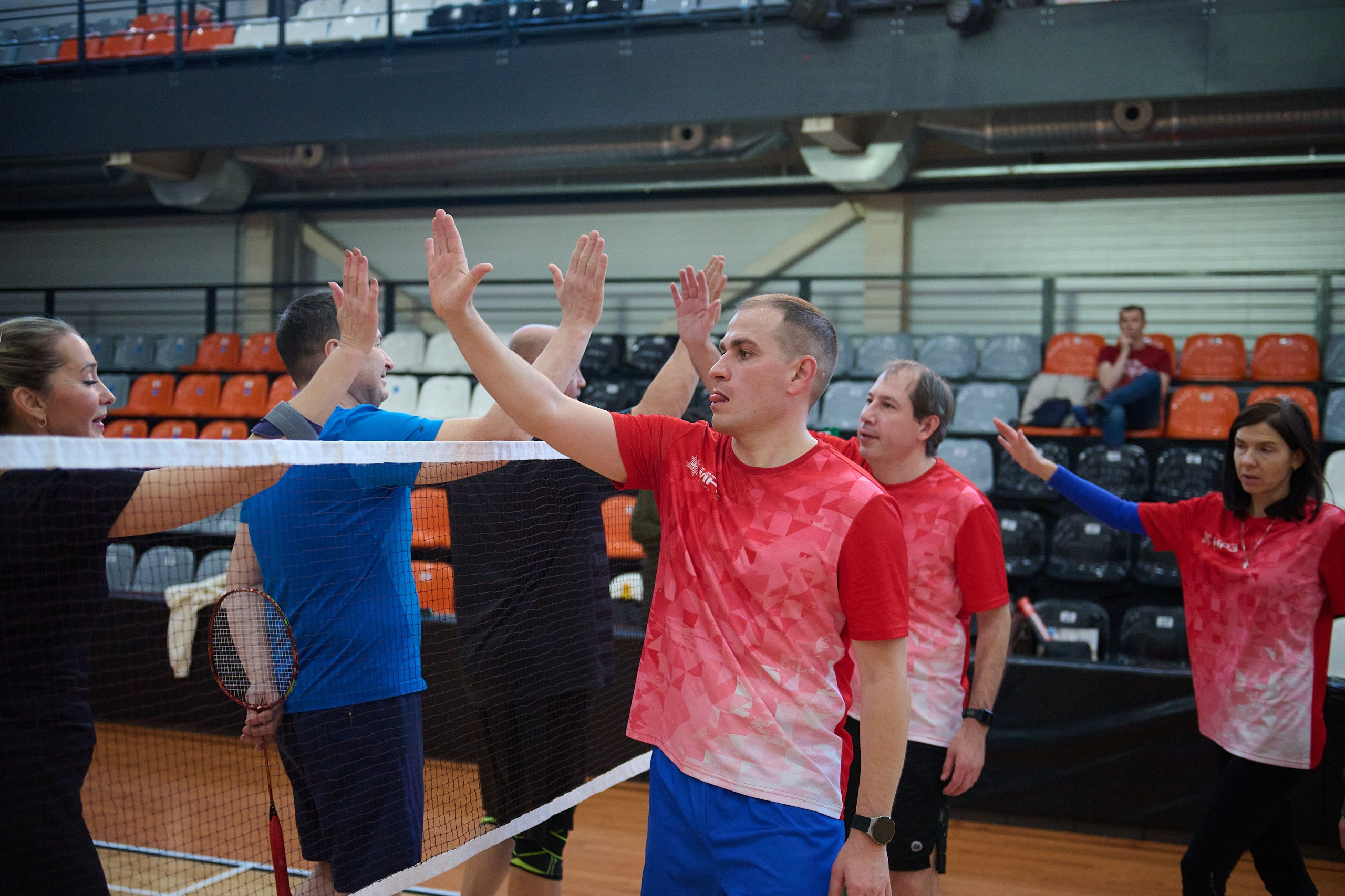 Спорт фотография бадминтон корпоративный кубок. Спортивный репортажный фотограф в Ижевске Сергей Мерзляков