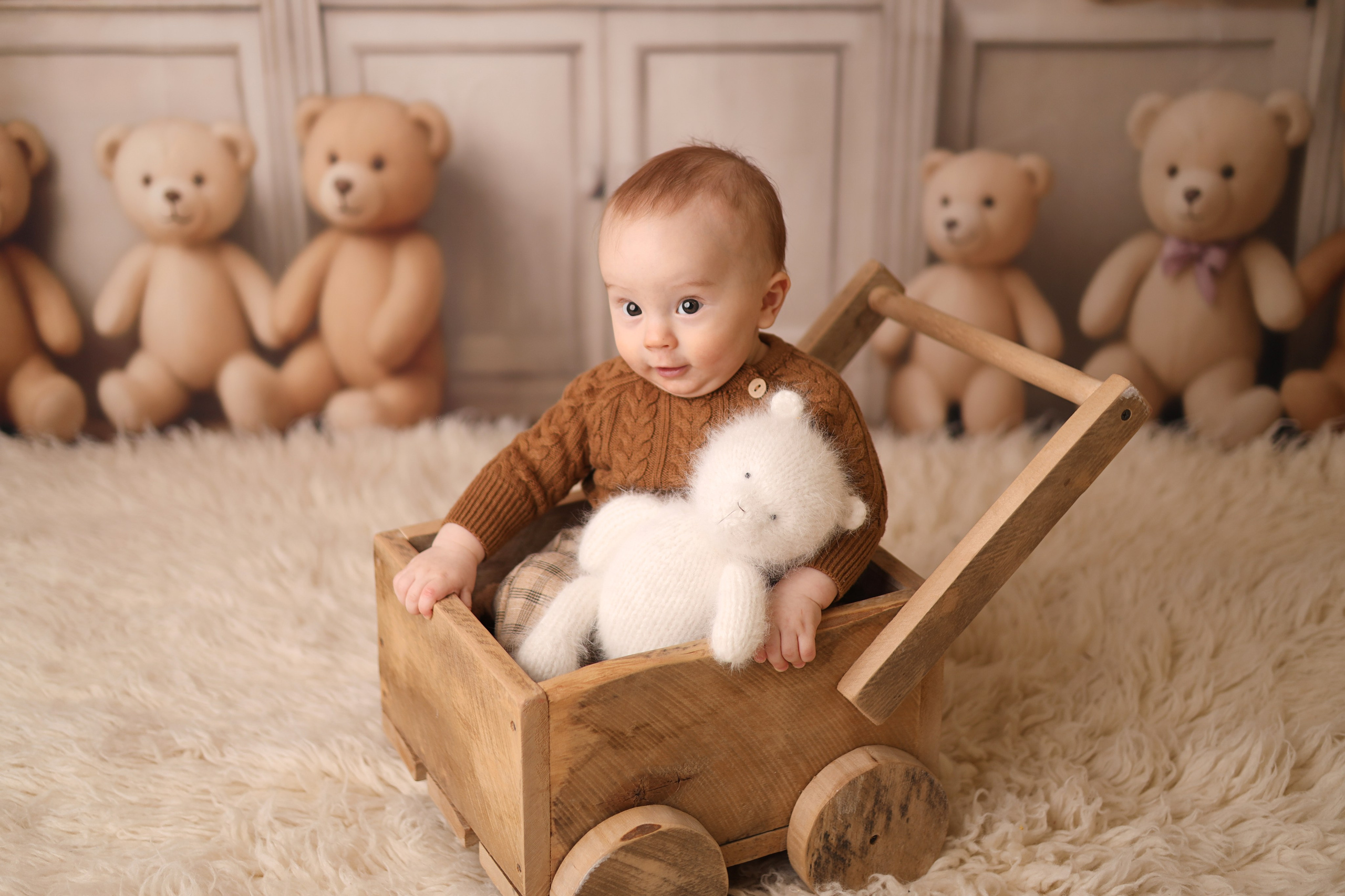 Фотосъемка малыша в 6 месяцев в Москве. Фотограф новорожденных Москва. Ньюборн фотограф Москва