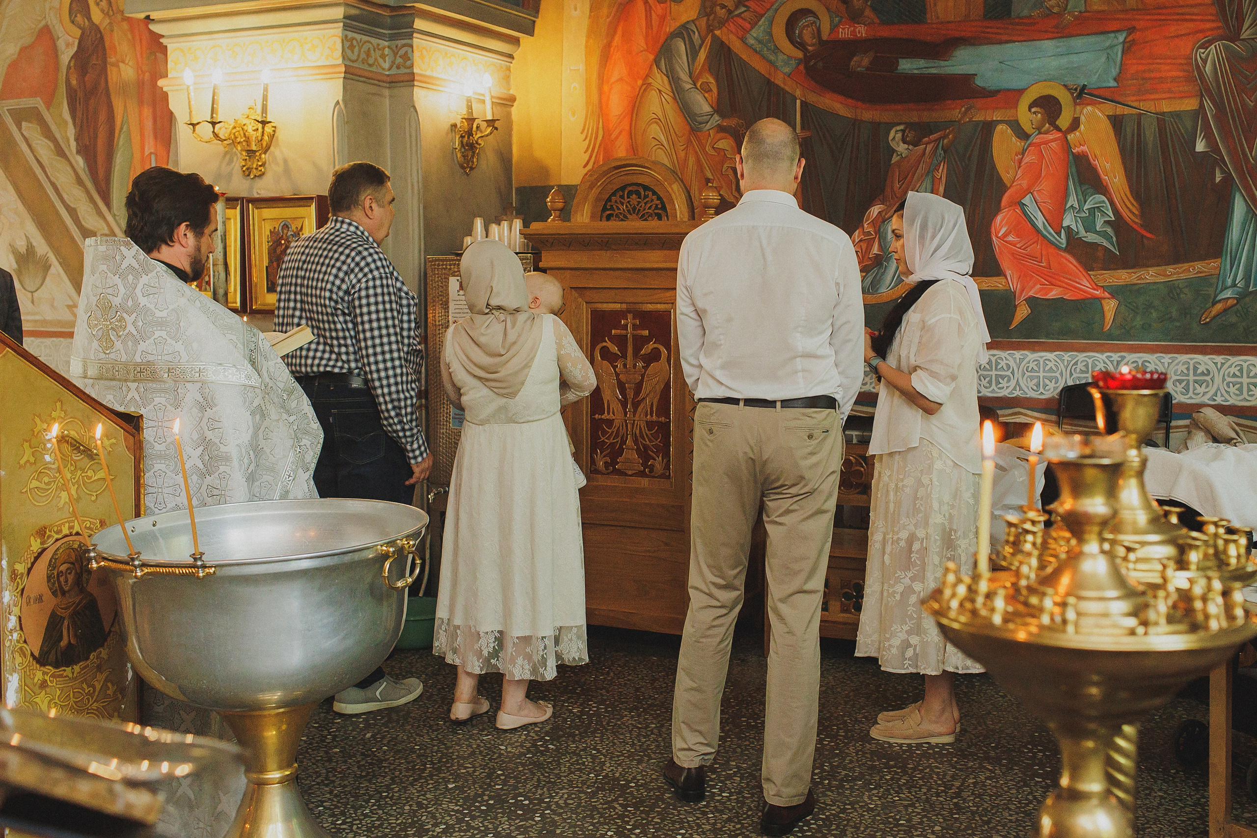 Таинство крещения в Люберцах и Москве. Фотограф в Москве и Люберцах Анна Ушакова
