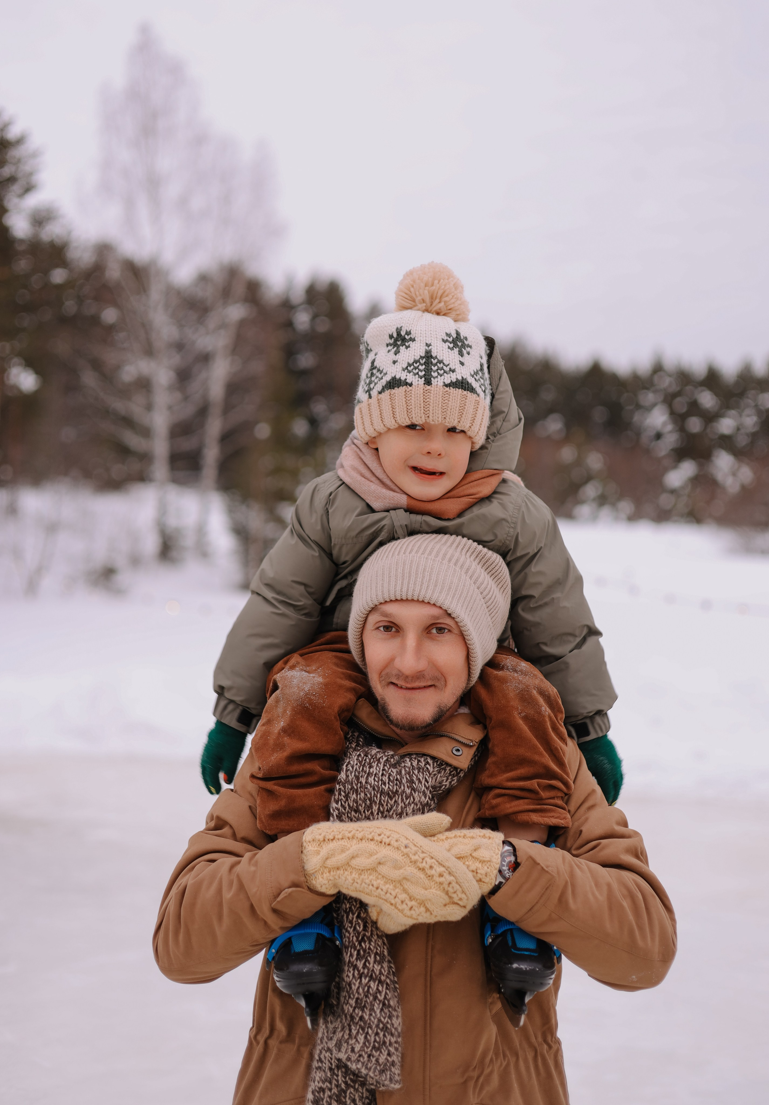 Семья, домик, зима. Marina Shakirova Photography