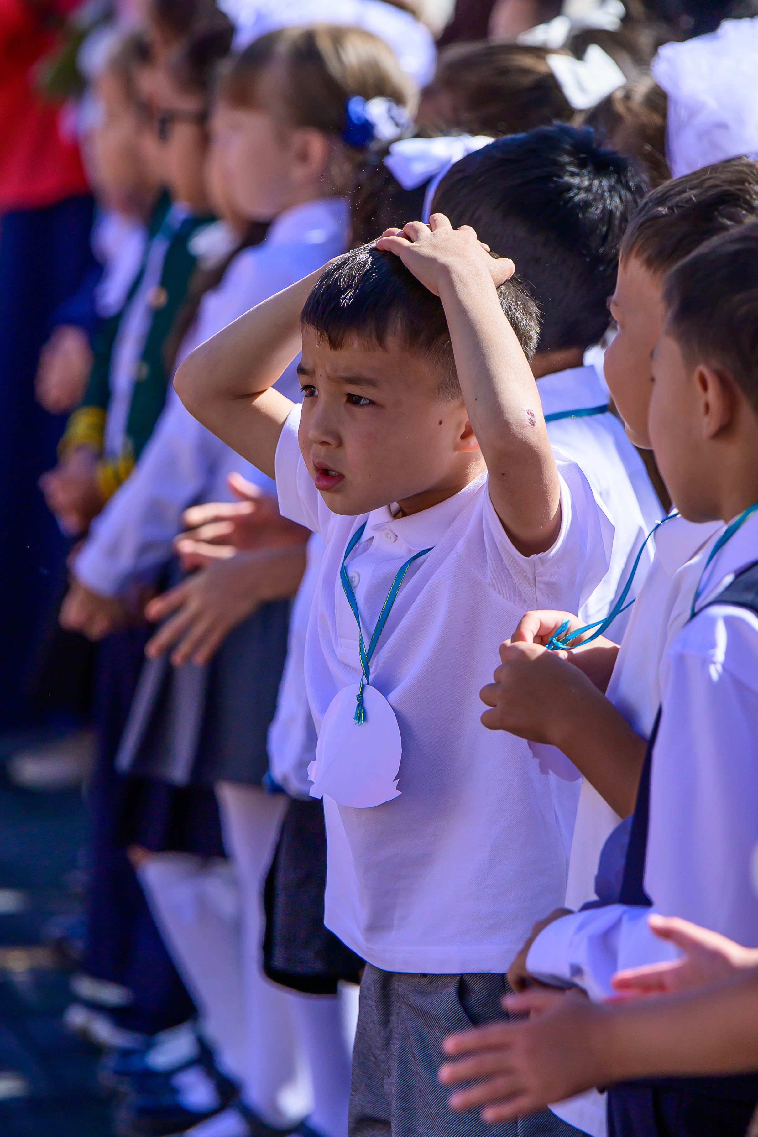 Фотосъемка мероприятия  1 Сентября в Abay International Shool. Фотограф в Алматы Егор Поленов