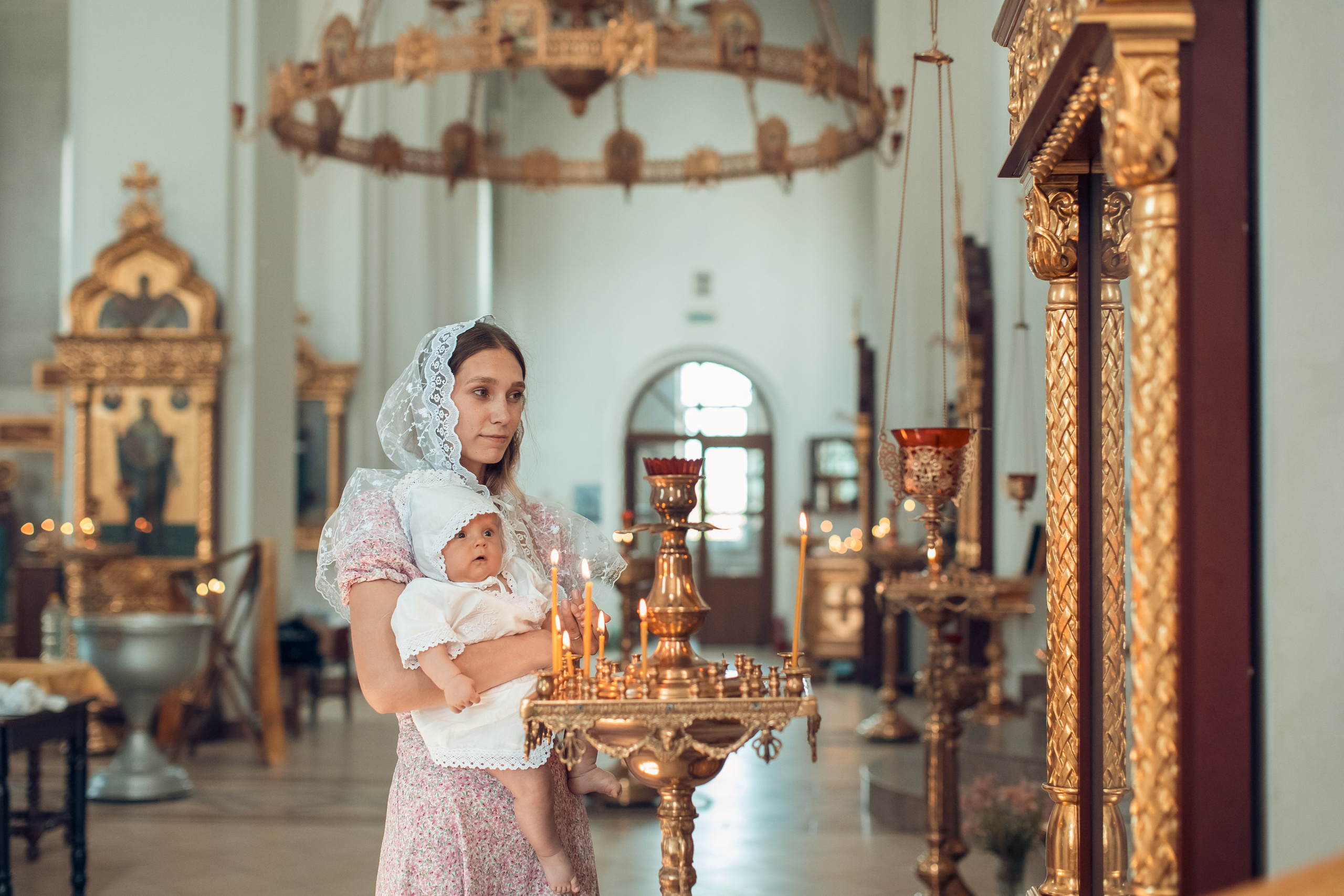 Таинство Крещения Амелии. Храм Георгия Победоносца. Главная