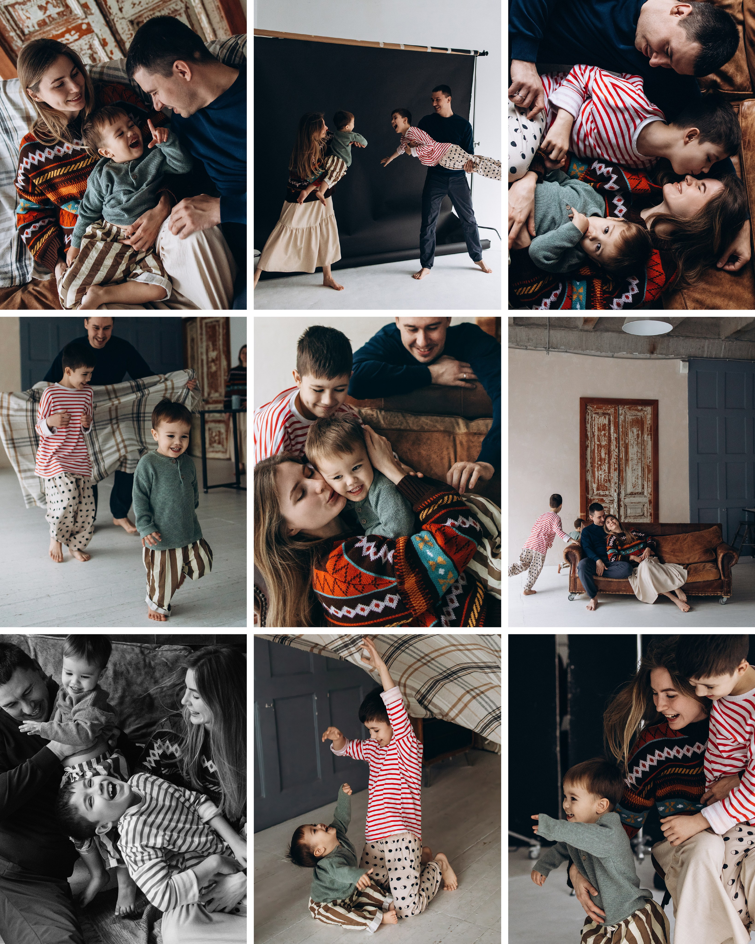 Оля, Андрей, Даня и Паша. Семейный фотограф в Москве Марина Петра