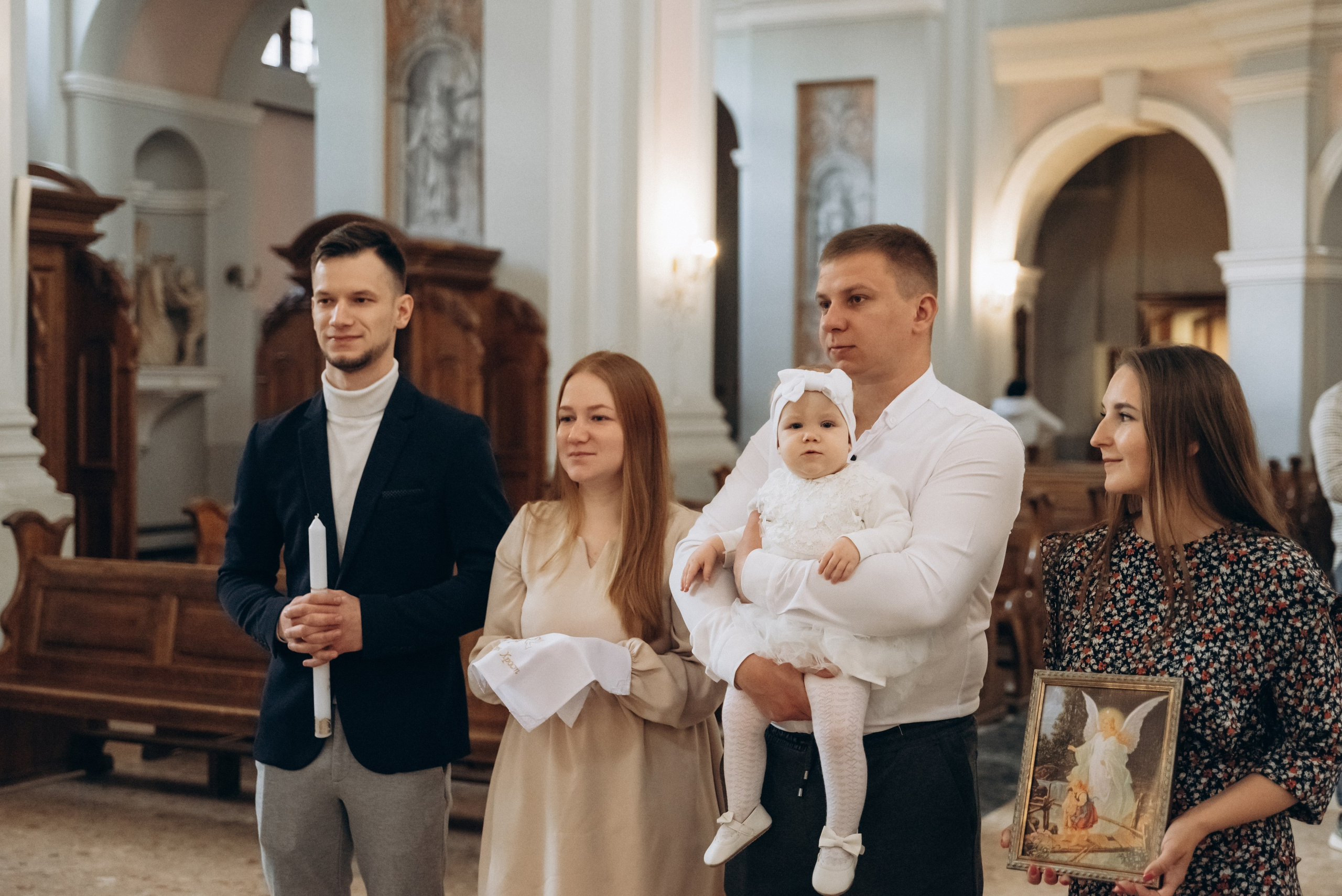 Крещение Ульяны (Белый костёл). Семейный фотограф в Минске Дарья Дреко