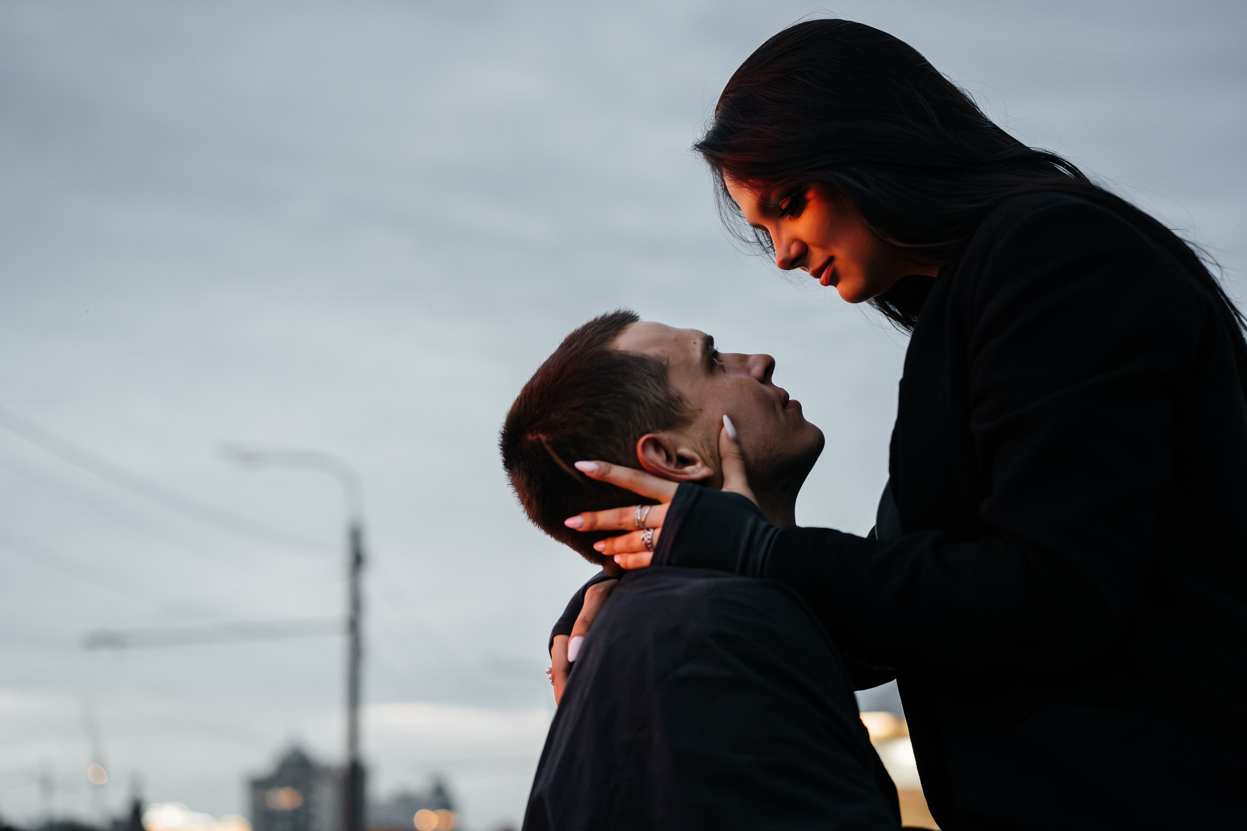 Прогулка по ночному городу. Свадебный фотограф Барнаул Алексей Павлов