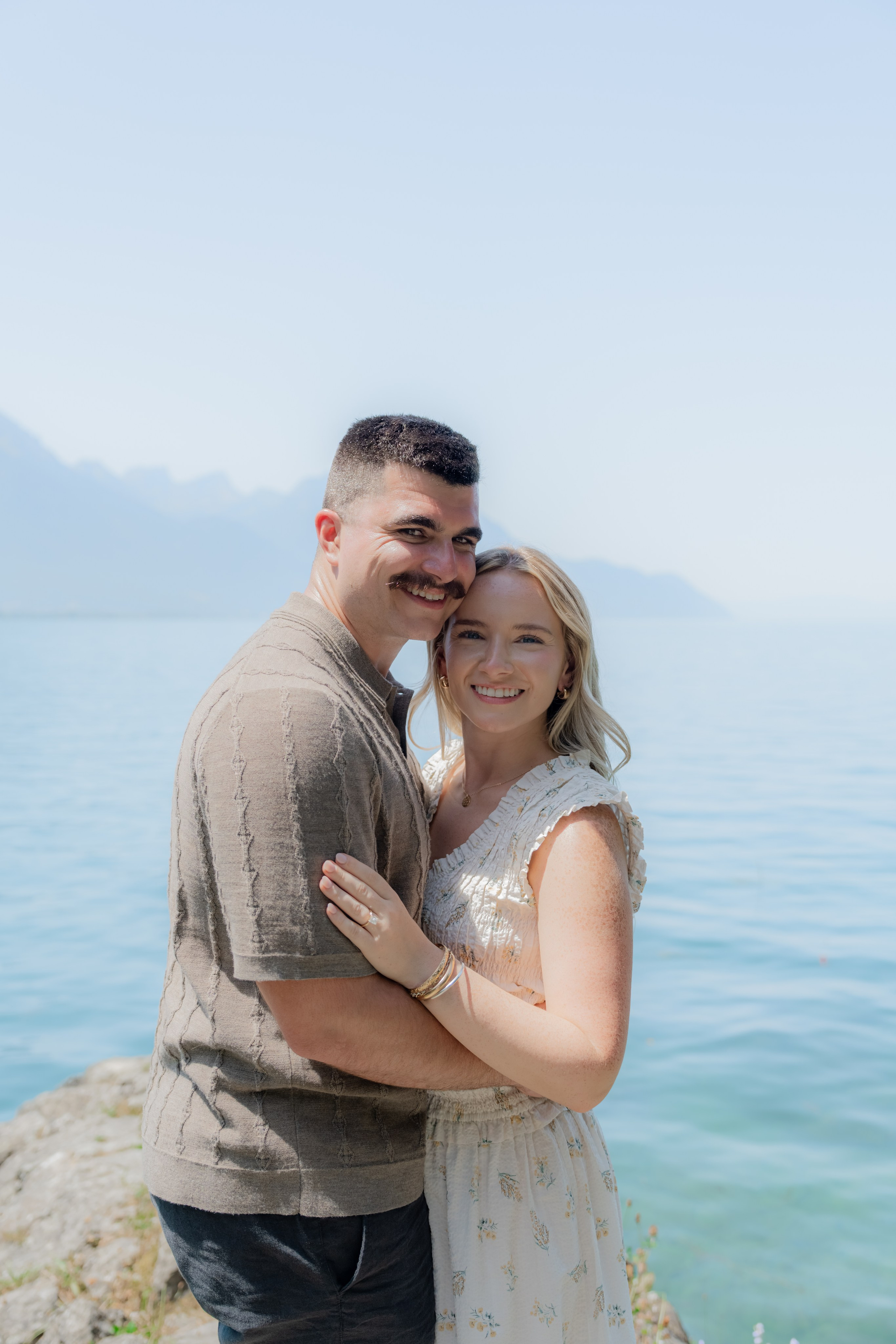 Brooklyn & Dakota | Proposal Montreux. Профессиональный свадебный фотограф в Женеве и Швейцарии | Таня Вовчецкая