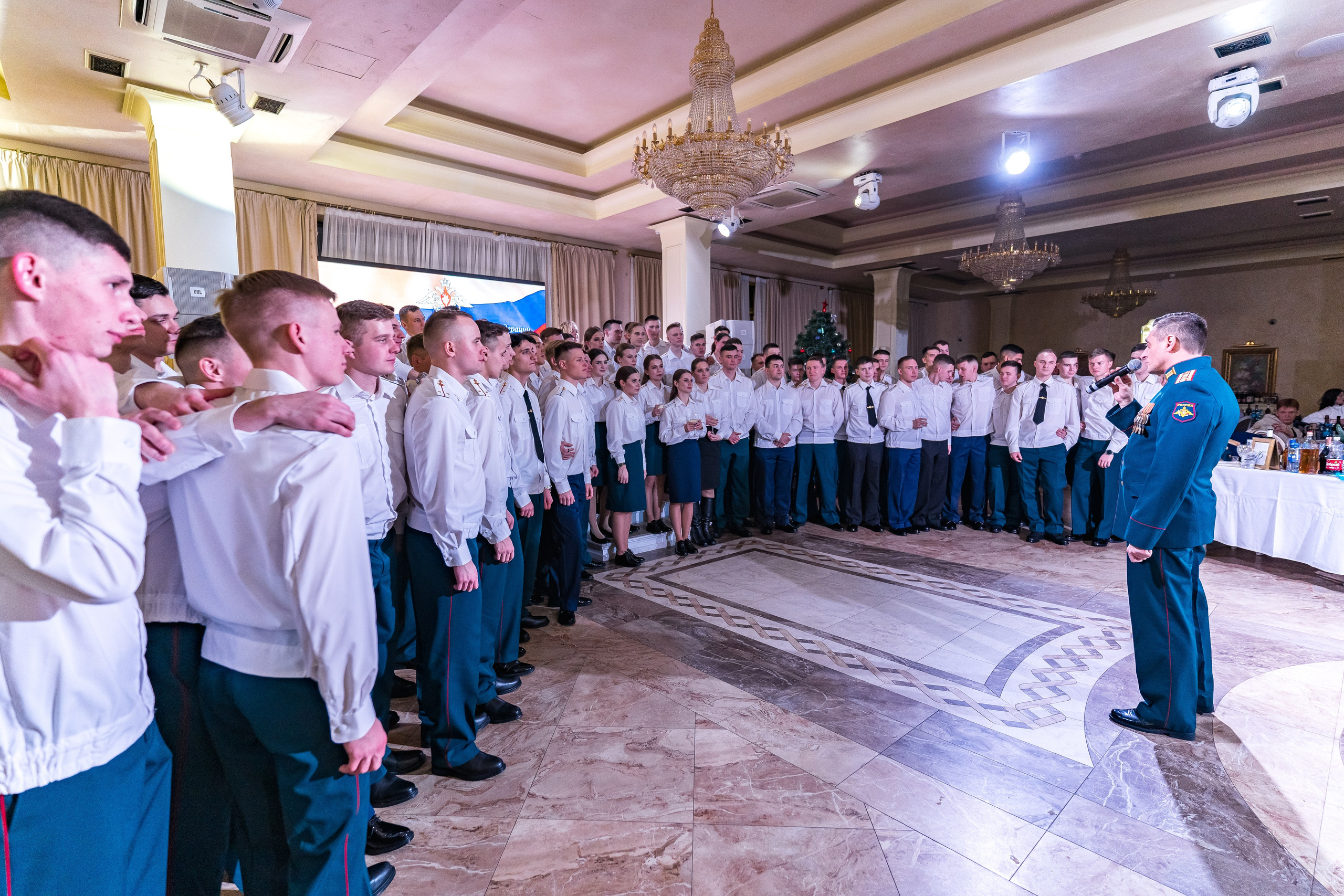 Фотосъемка выпуска военной академии и вручение дипломов