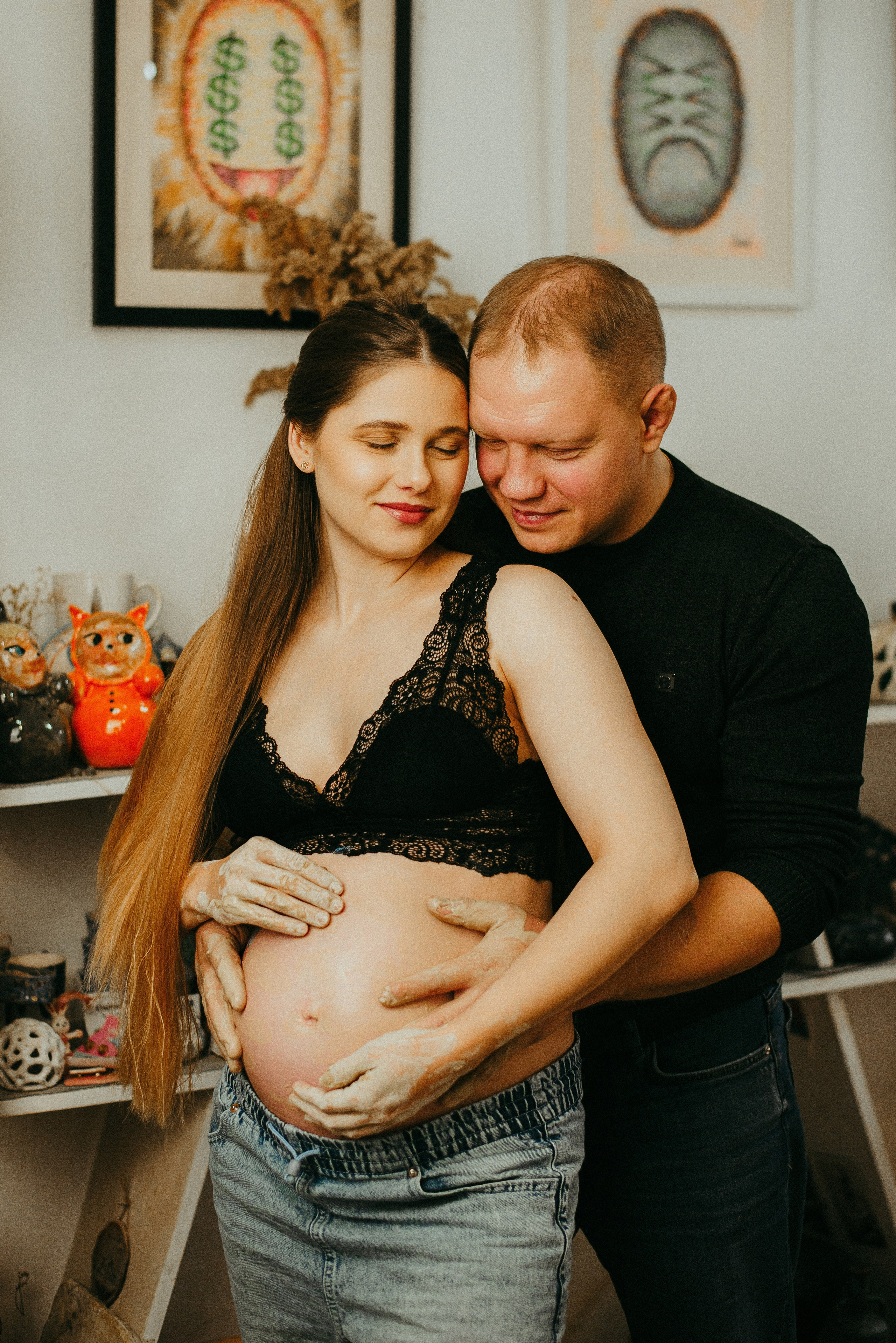 Троицкие в гончарной мастерской. Семейный и детский фотограф Иваново Ксения Азаренкова