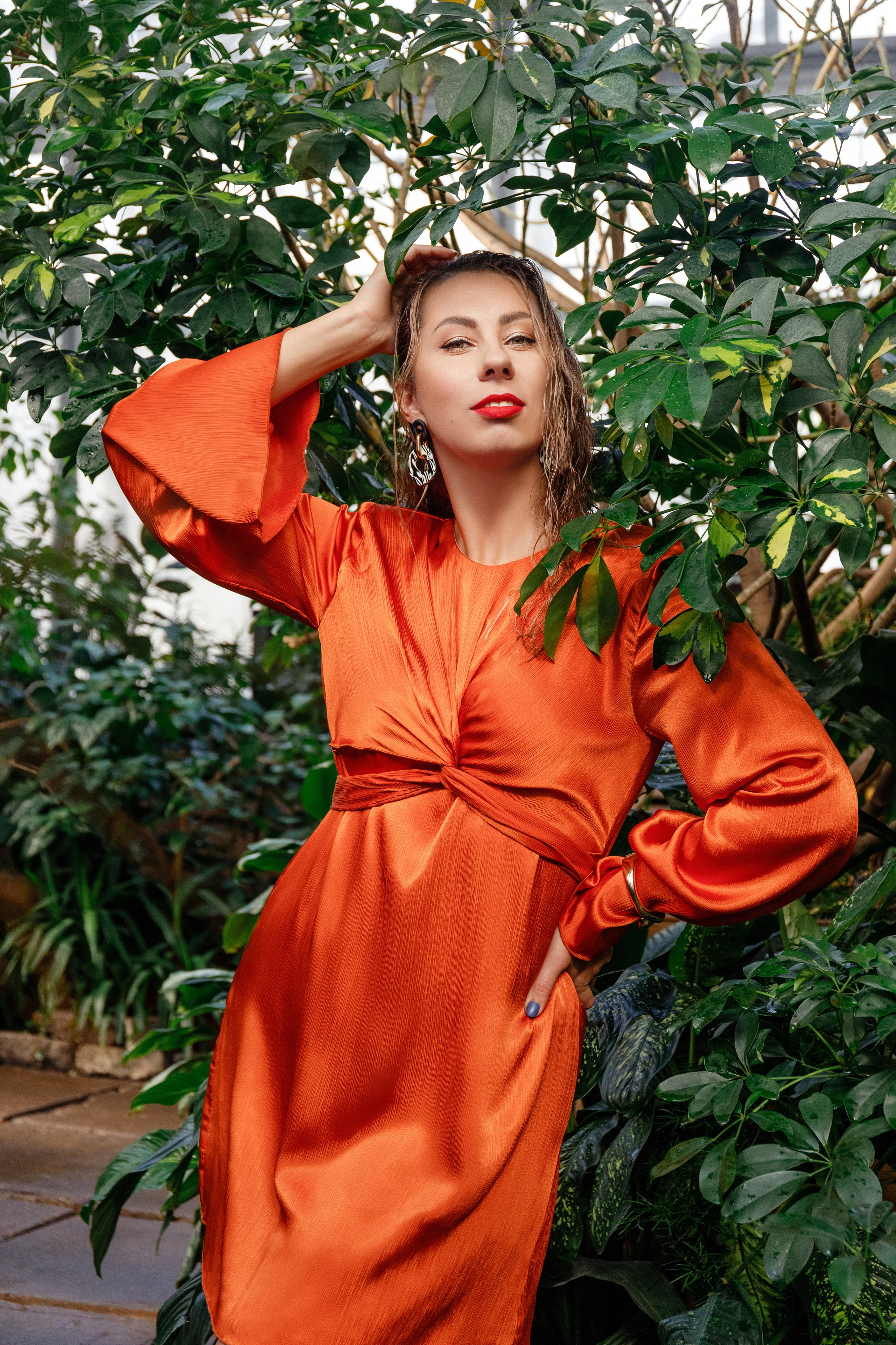 Весенняя съёмка в оранжерее Таврического сада