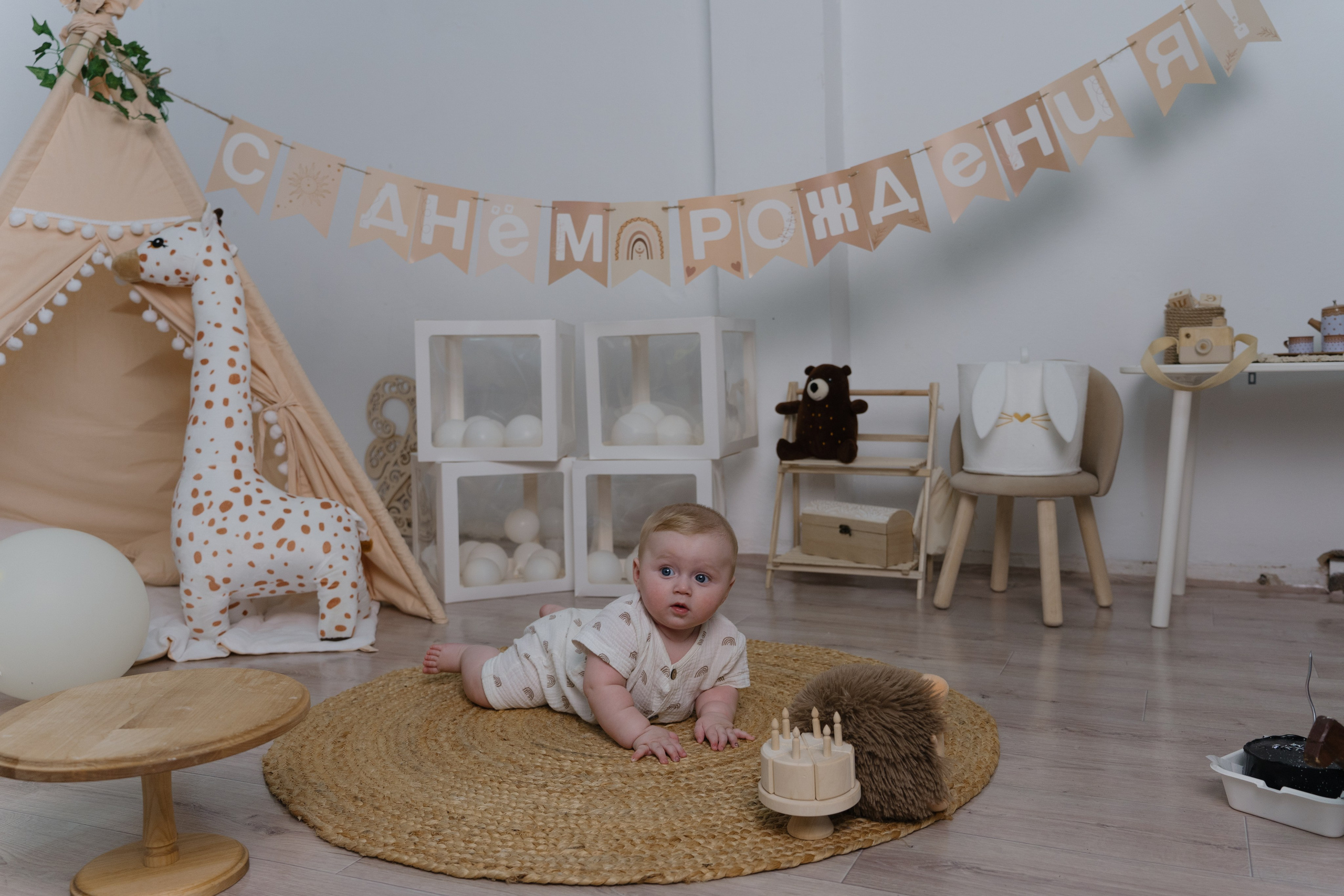 Пол годика Вадиму. Семейный и детский фотограф в Гулькевичи, Кропоткине