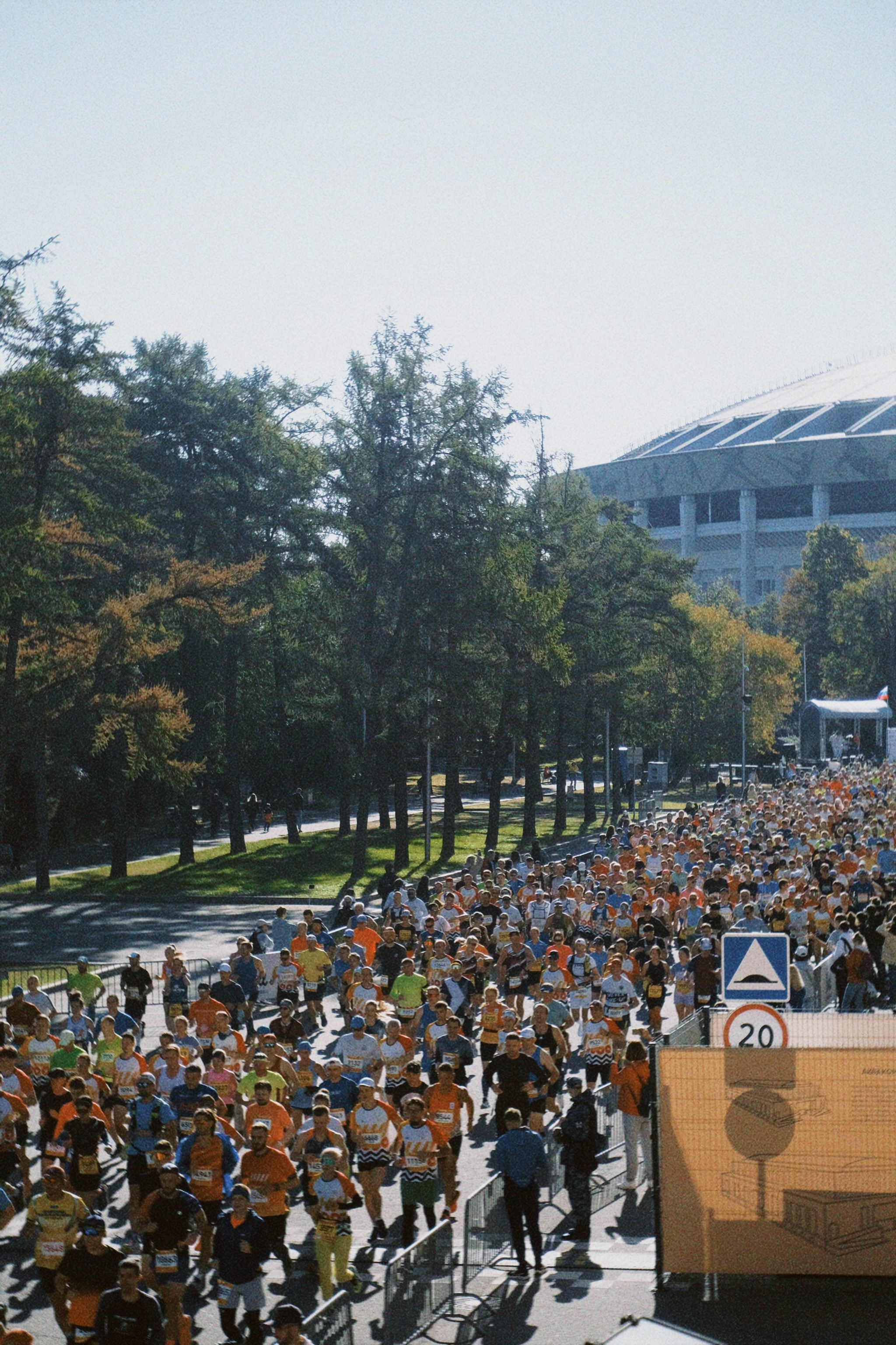 Московский марафон. Татьян гертье