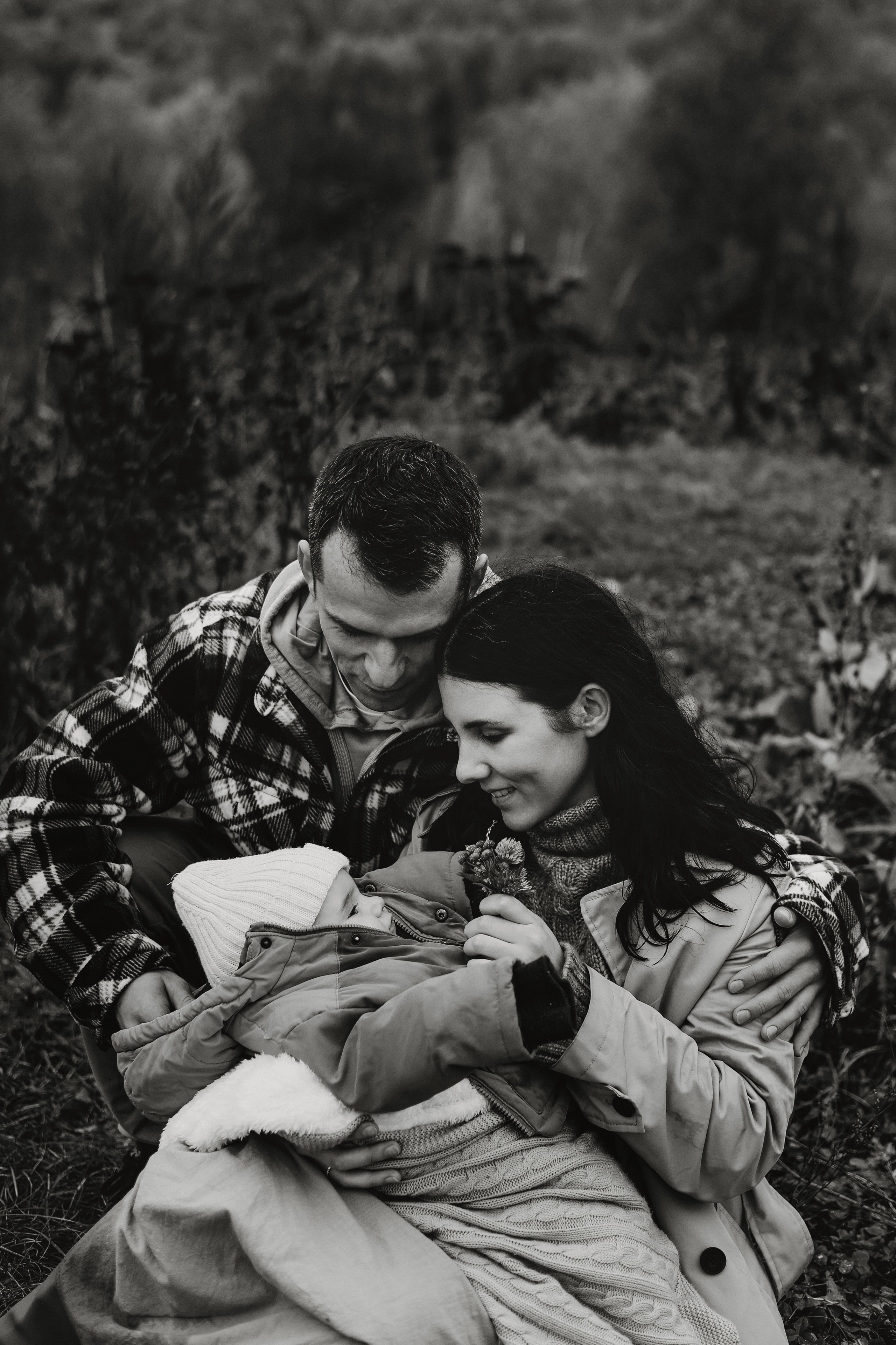 Осенняя фотосессия на Ореховых холмах. Семейный фотограф в Москве Марина Петра