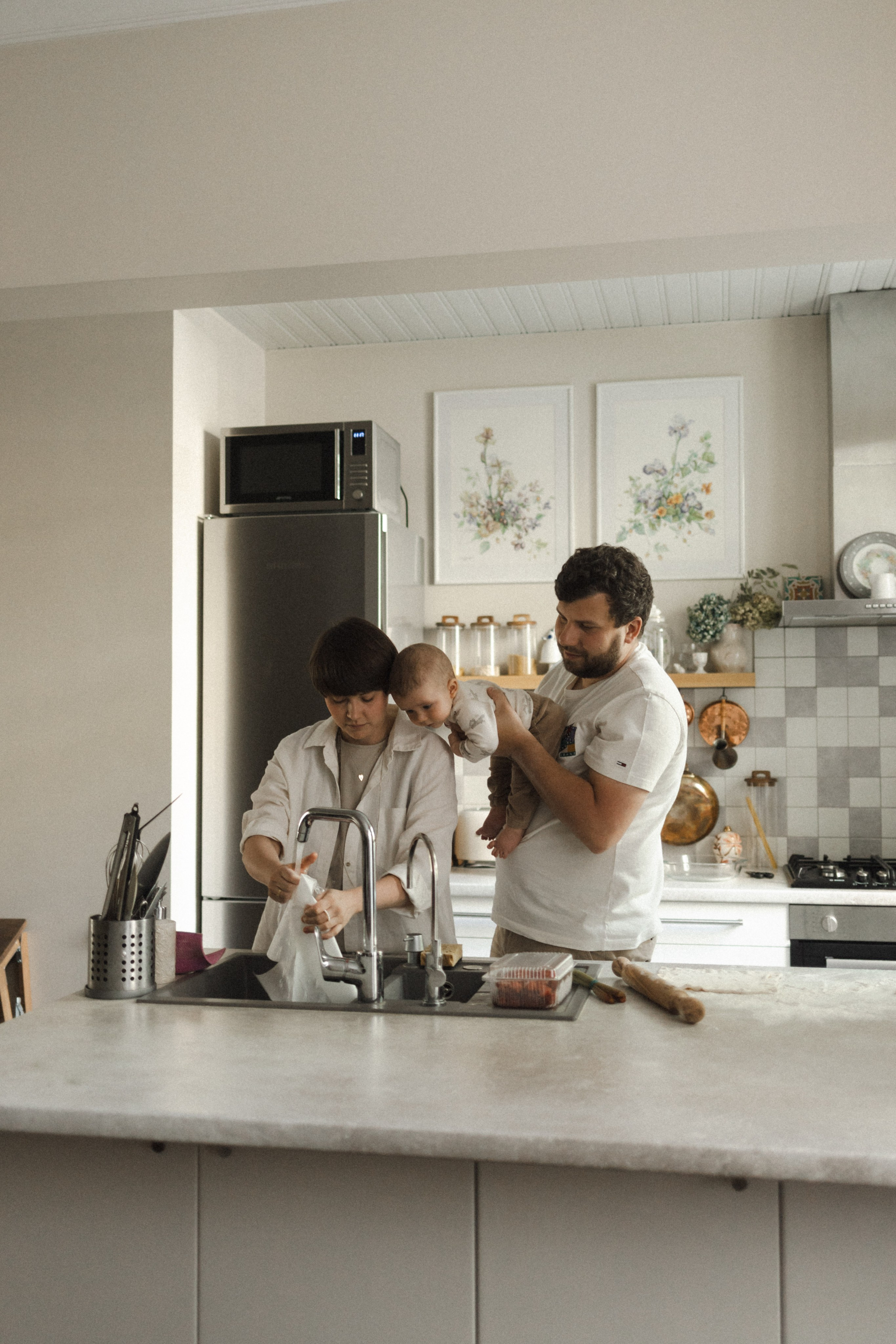 Женя, Оля и Кирилл. Семейный фотограф в Москве