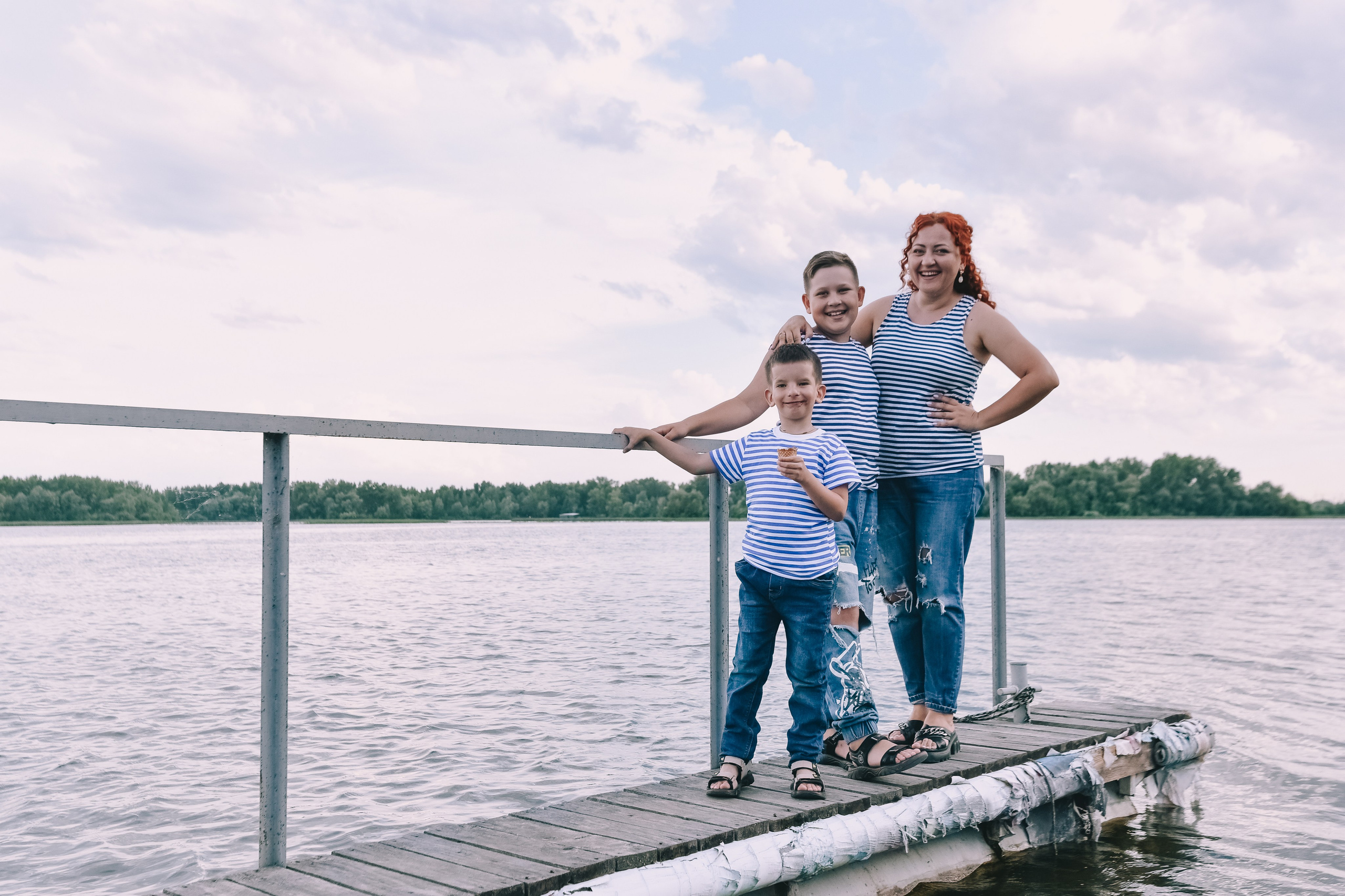 Морячки и морячка (Семья Валентины)