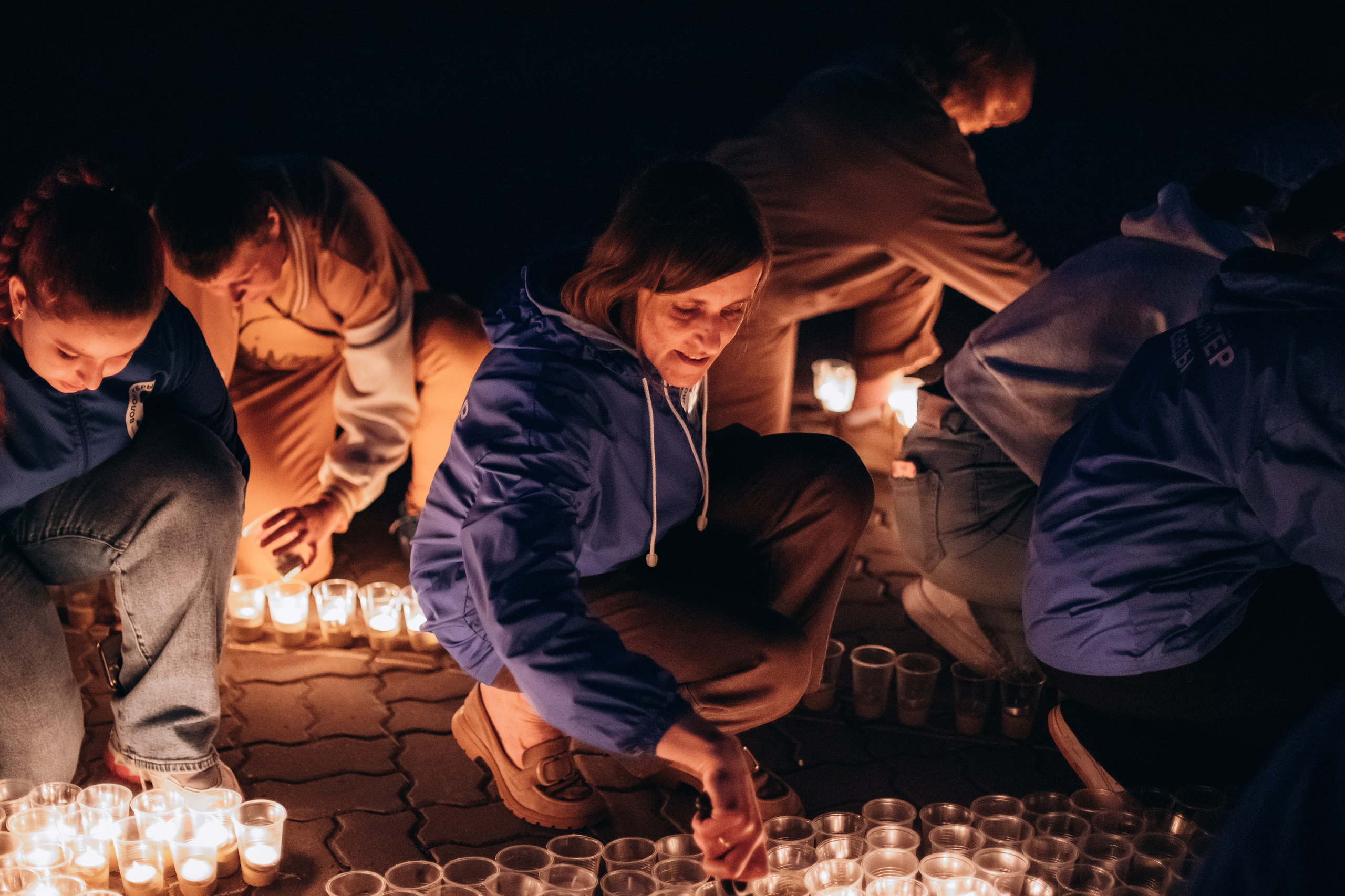 Акция «Огненные картины войны». Фотограф Михайлова Анастасия | Белгород