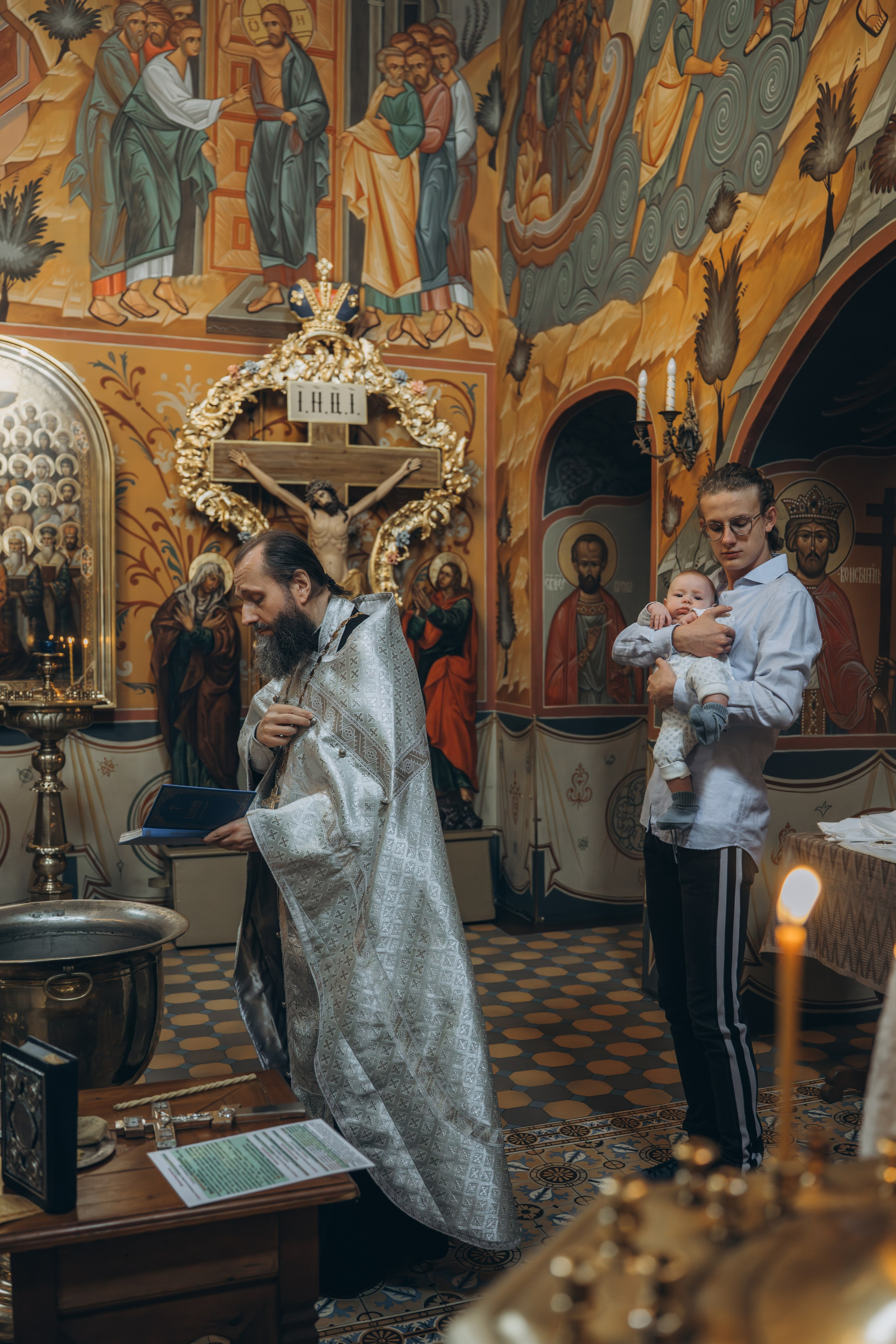 Таинство Крещения Александра. Фотограф Ольга Рубцова в Москве и Московской области