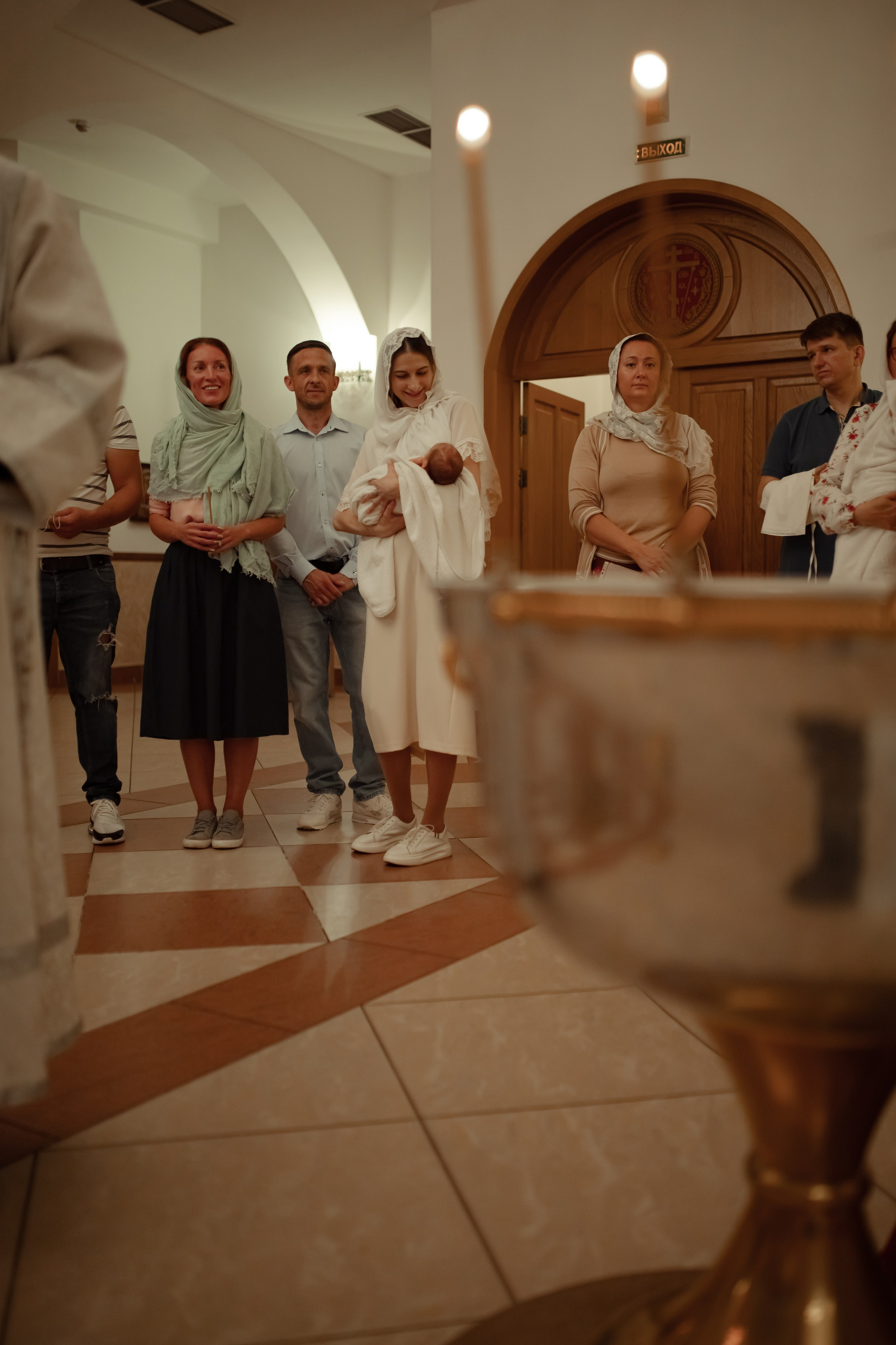 Крещение Анастасии. Семейный и детский фотограф в Москве Дорогова Екатерина