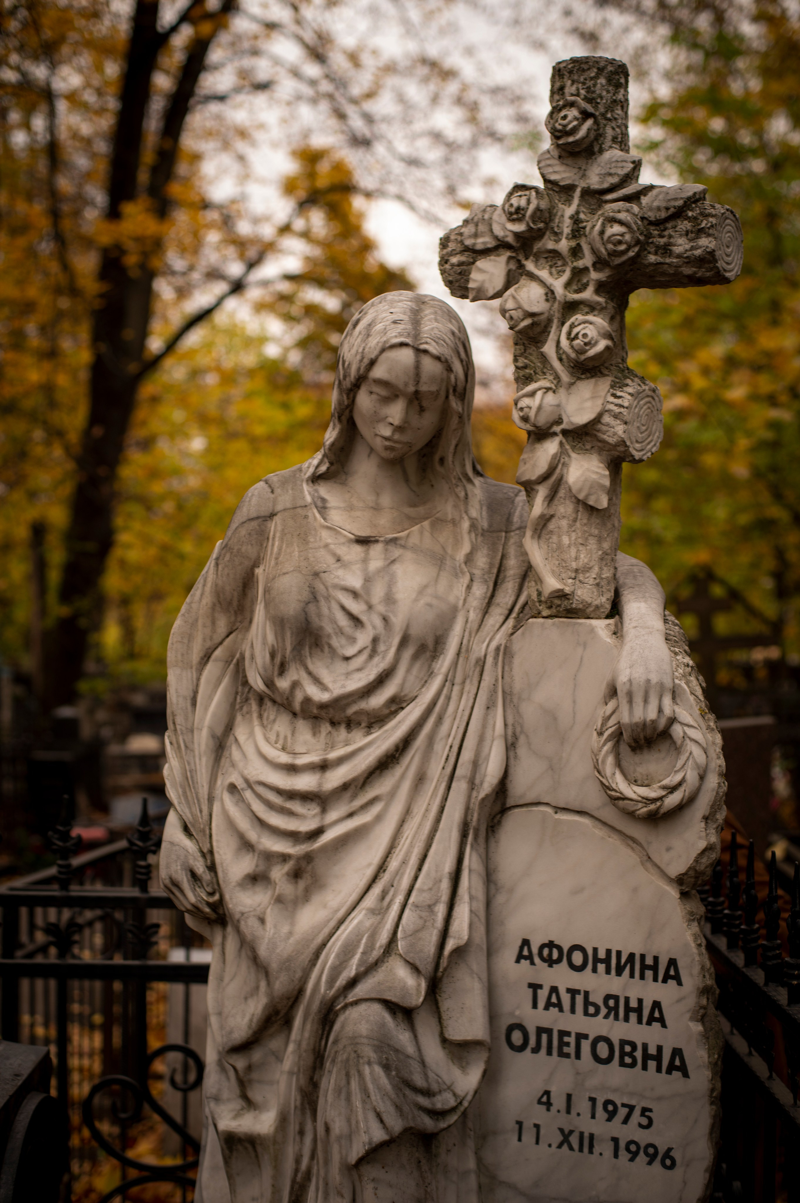 Ваганьковское кладбище. Фотограф Роман Адлер