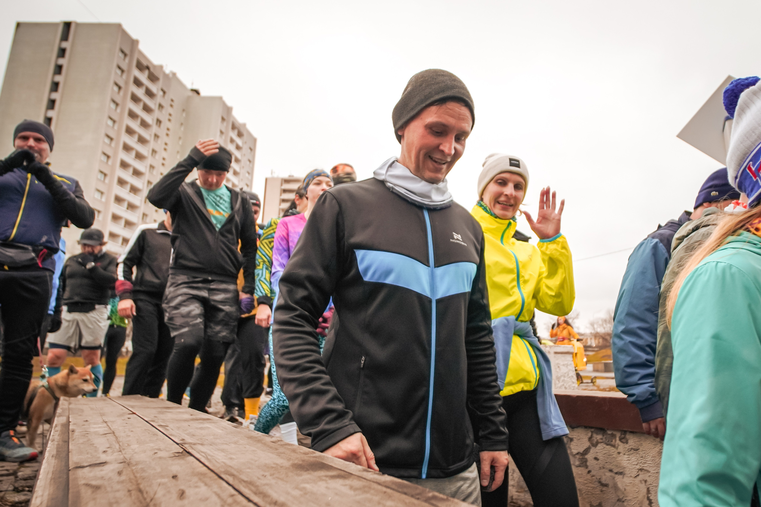 #марафонудома #яuzarun 2024 2-я петля, группа 6:30. Роман Капилюшов. Бег. Фото. Видео. г. Люберцы