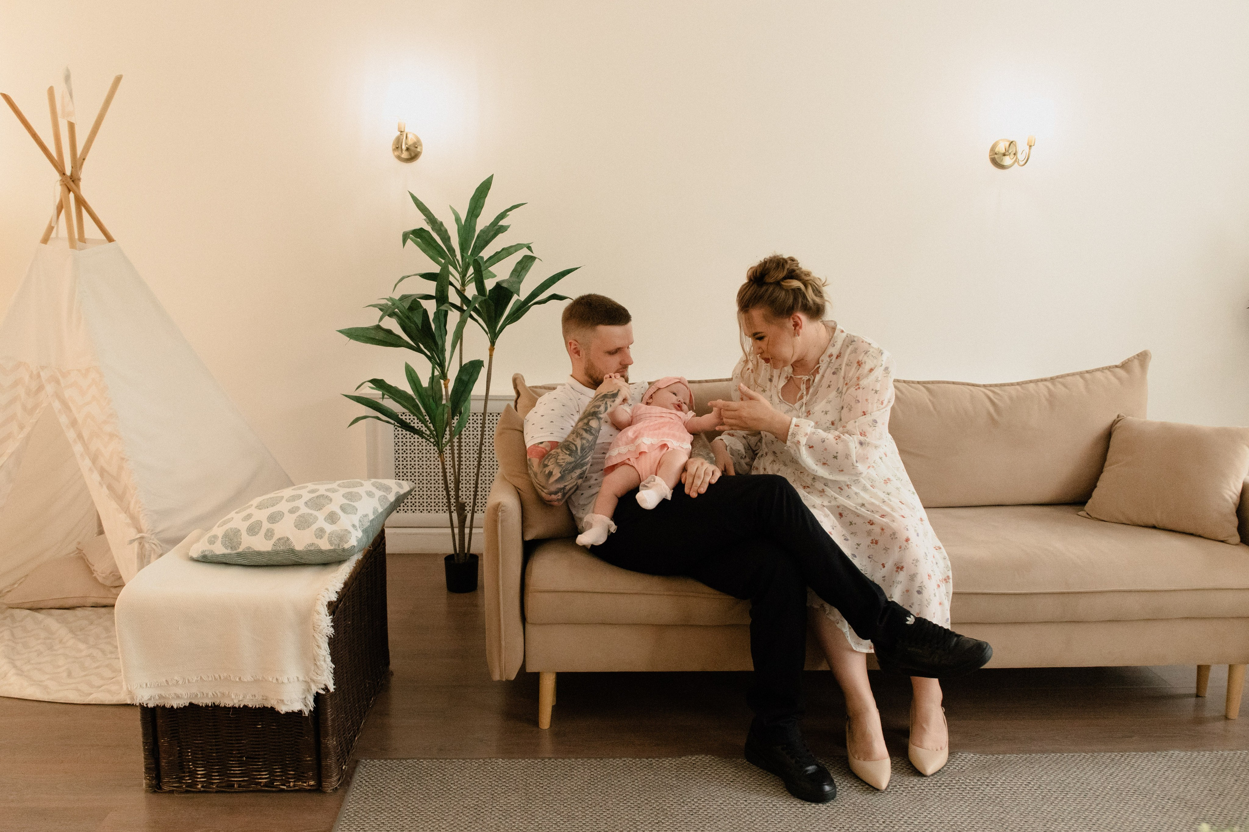 Наталия, Александр и Кира. Фотограф Елена Балакина (Челябинск)