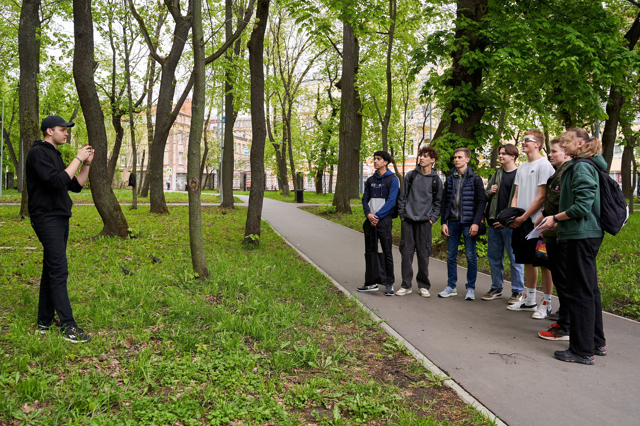 Городской квест в рамках регионального фестиваля «Учись без границ». Репортажный фотограф Вилянов Евгений. Нижний Новгород