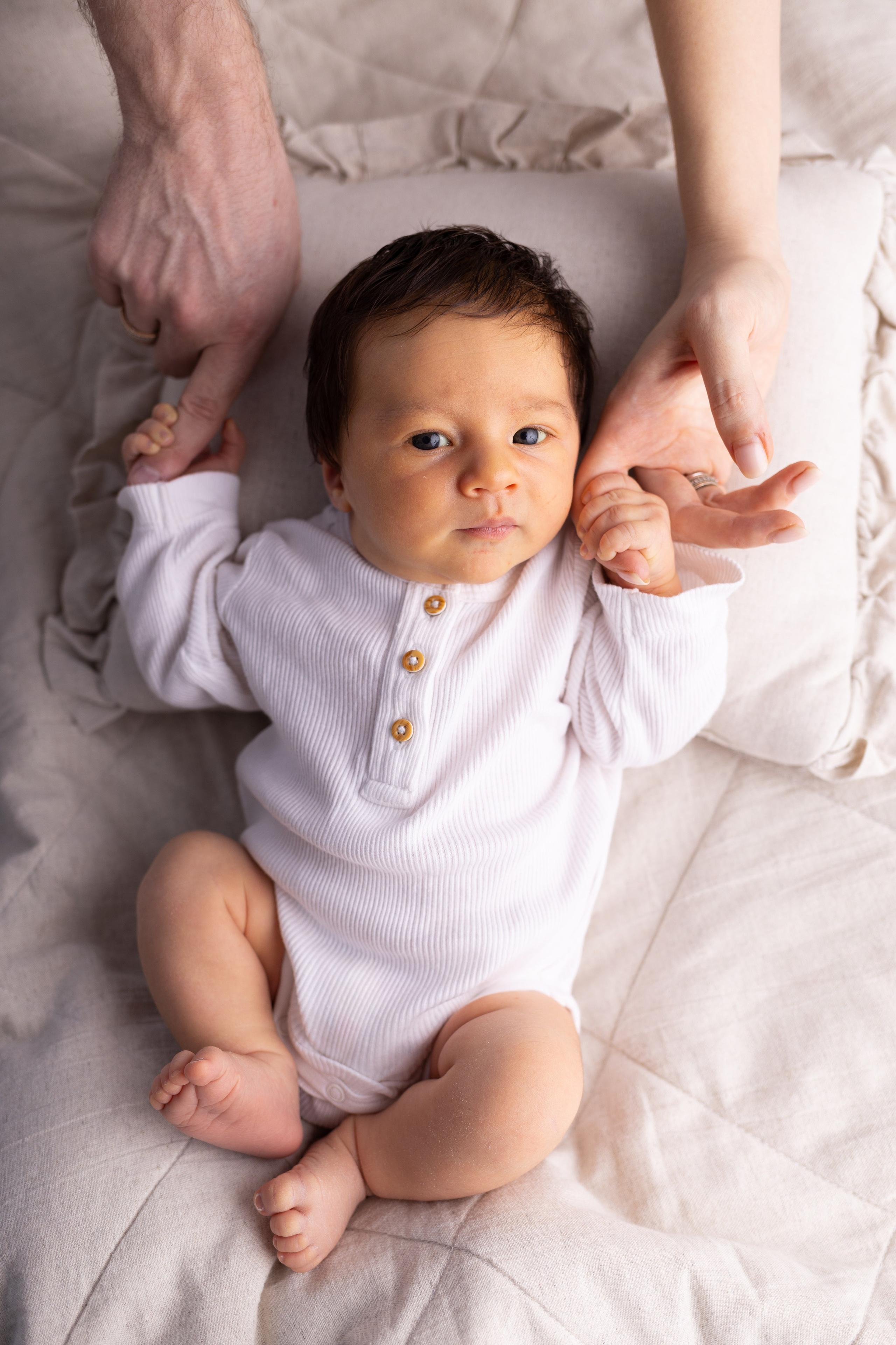 Newborn съемка в стиле Лайф. Фотограф новорожденных малышей в Омске и Омской области Эльвира Камаева