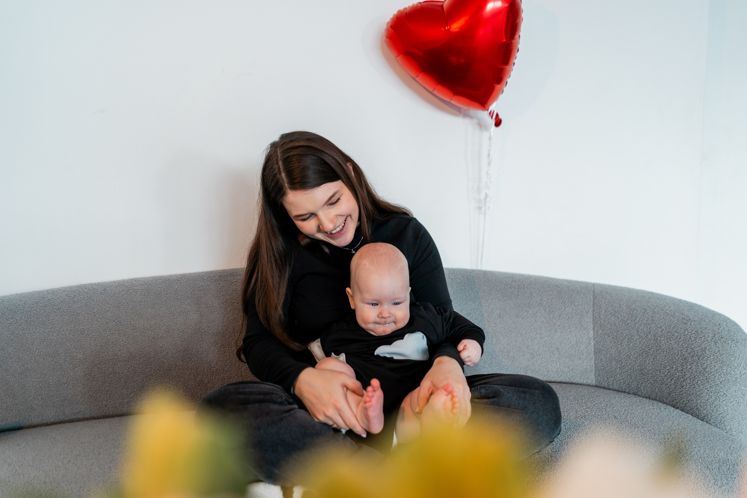 Семейная фотосессия Кристины и малыша Славы в Калуге