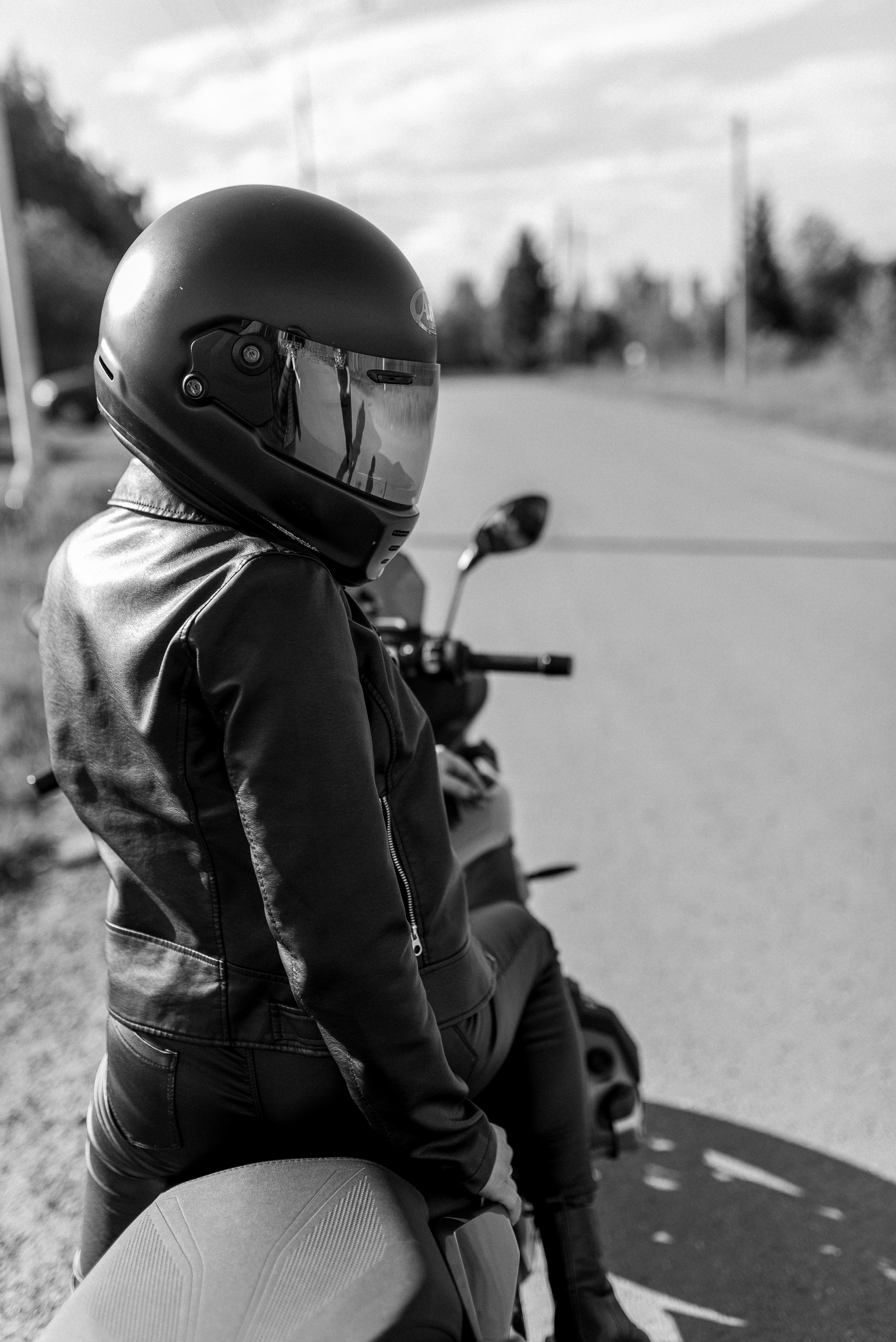 Марина и Женя. Мотоцикл. Lovestory. Семейный фотограф в Москве Екатерина Север