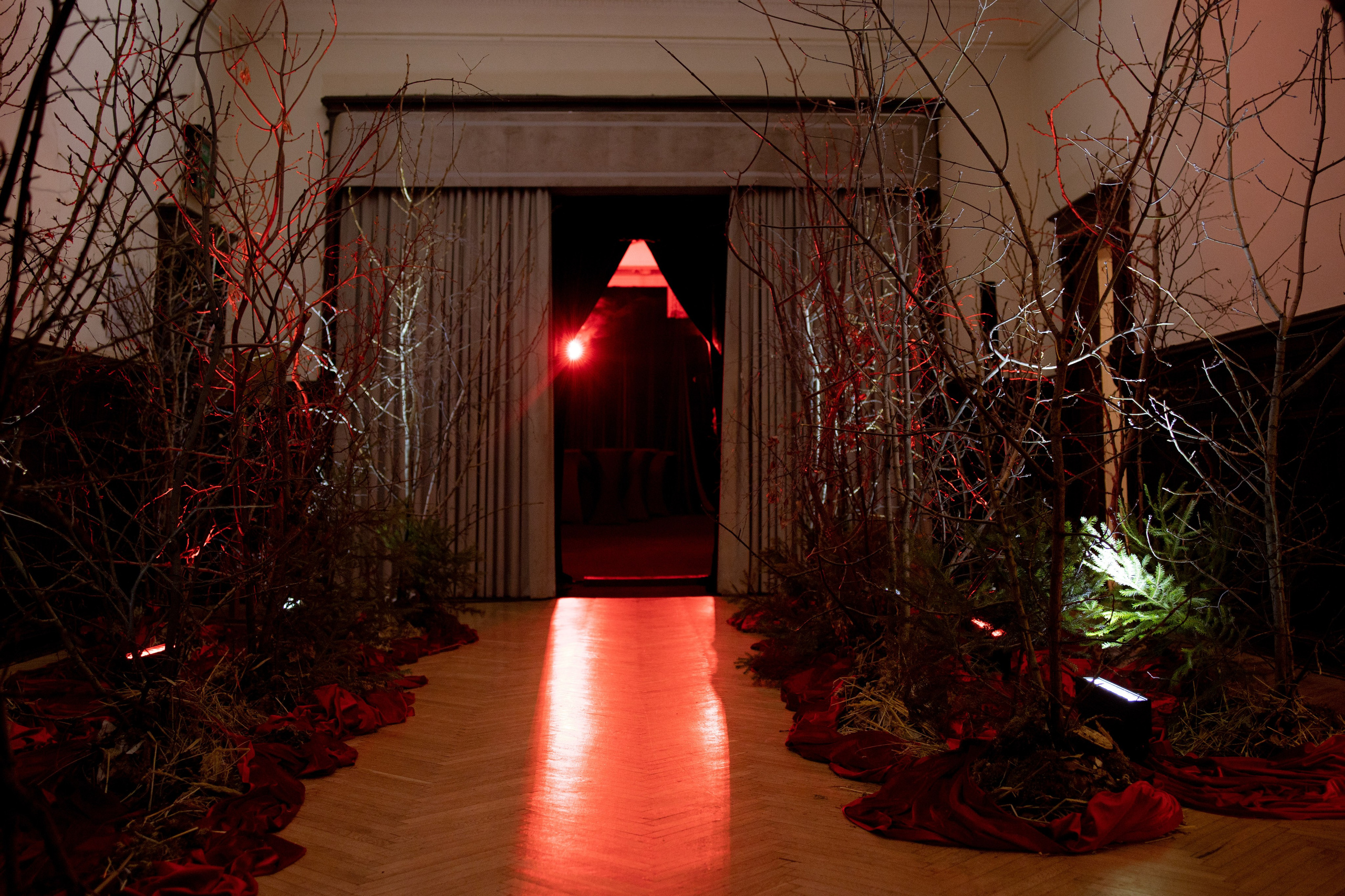 Новогодний корпоратив в фольклорном стиле. Особняк Лемана. Оформление свадеб, декор свадеб Вера Маркова, Москва