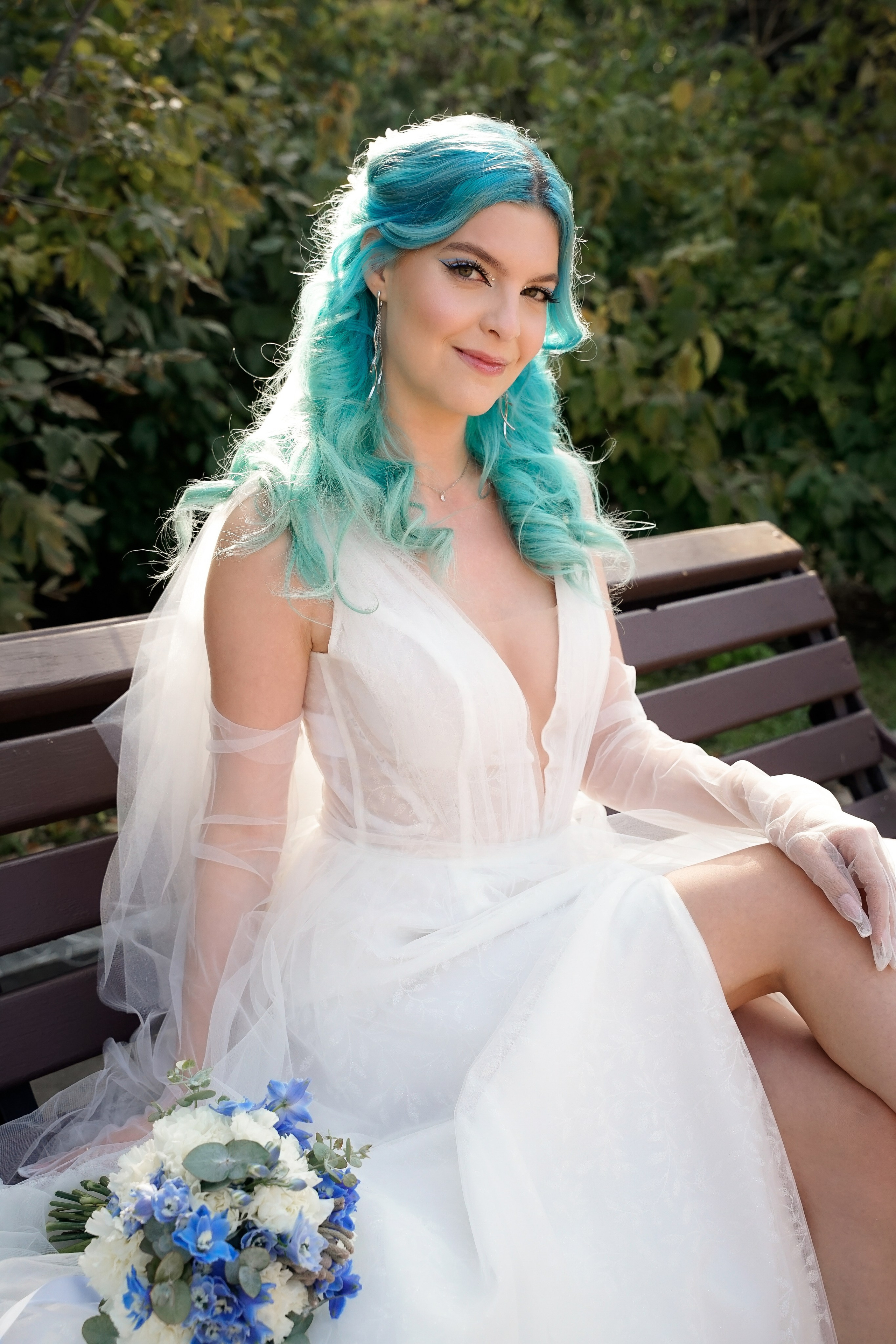 Свадебная прогулка в парке Екатеринбурга