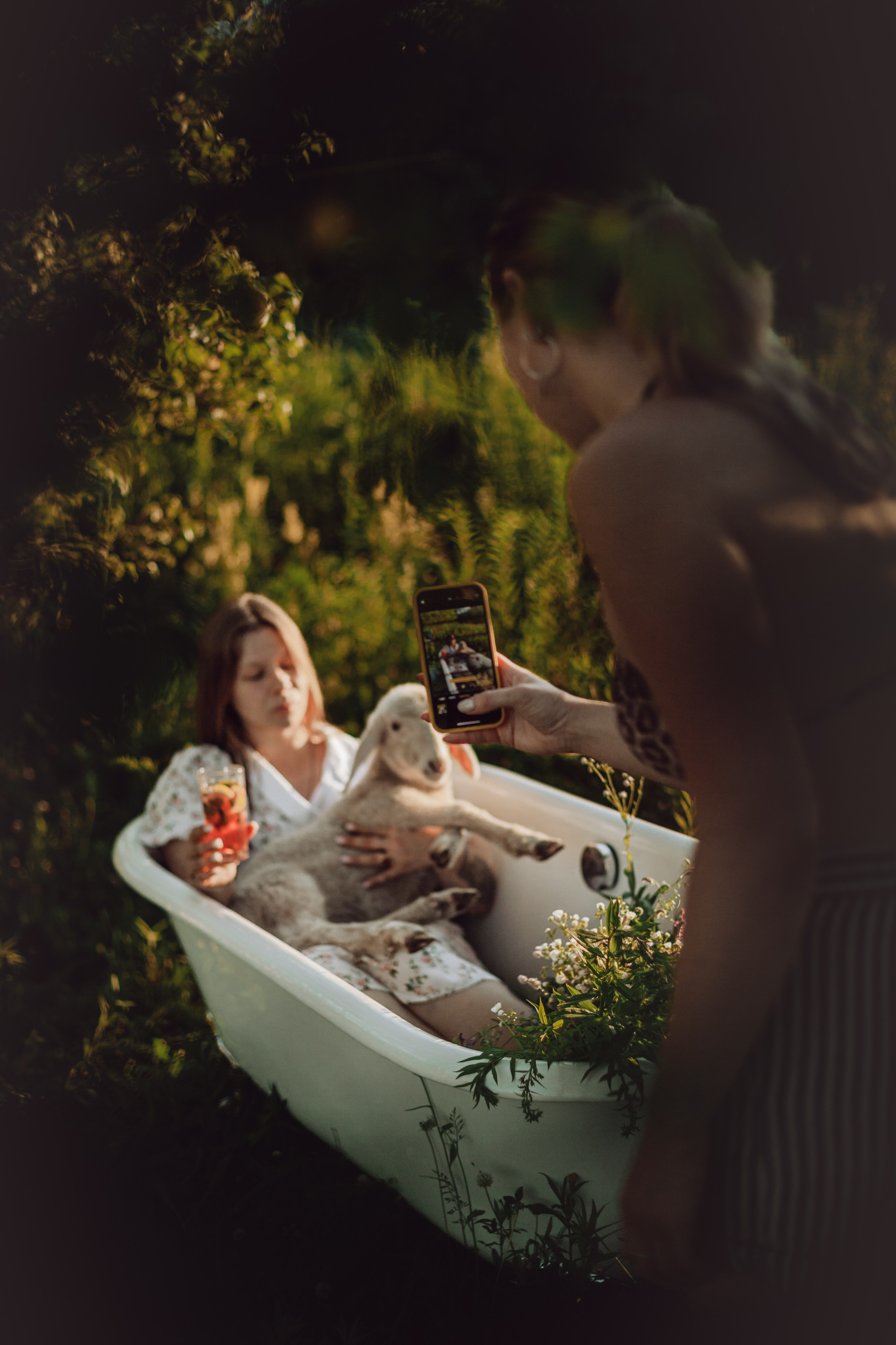 Ванна в поле. Фотограф-анималист Татьяна Степанова