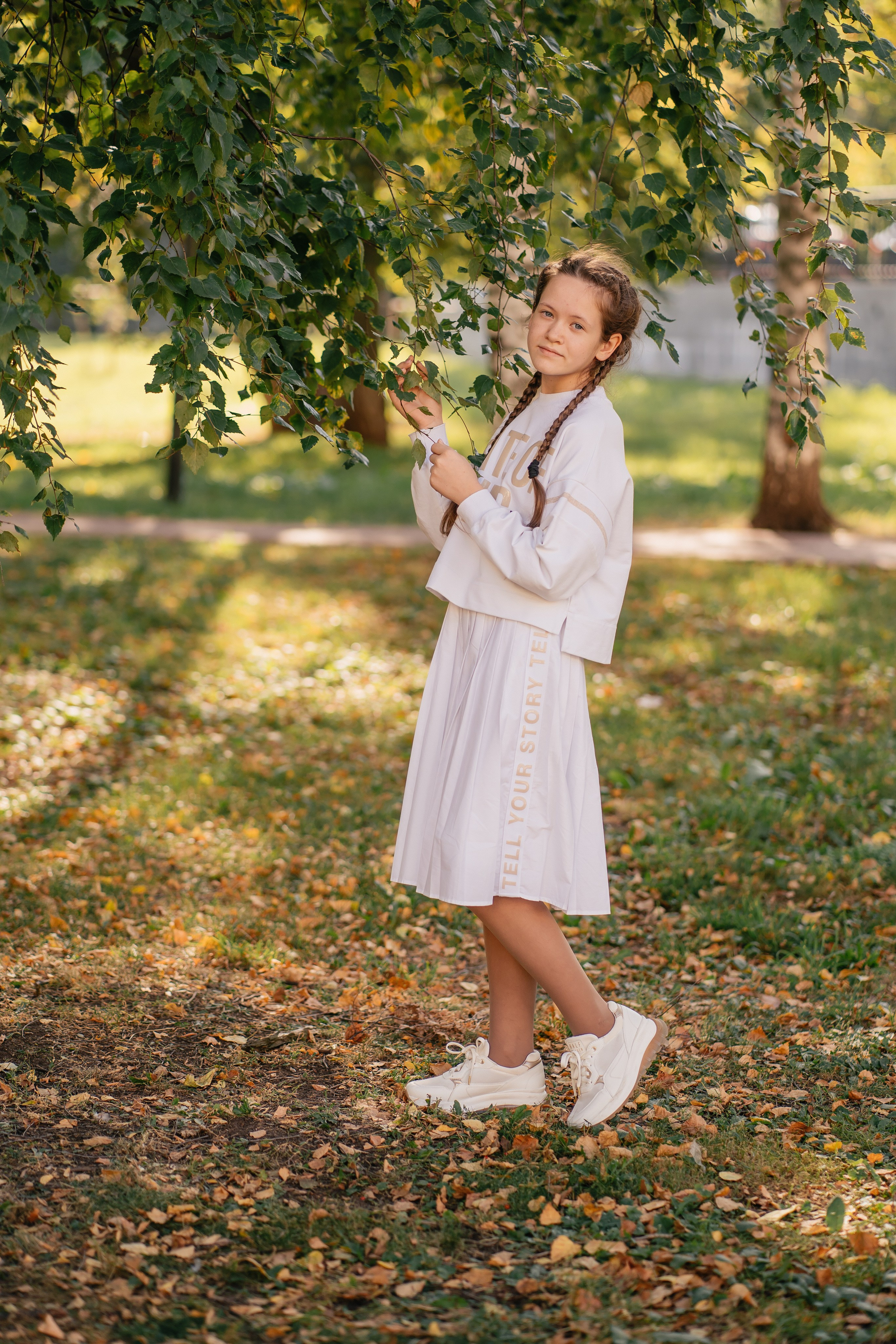 Осенняя фотосессия для школьников. Выпускные альбомы в городе Кирове. Фотограф Екатерина Невская