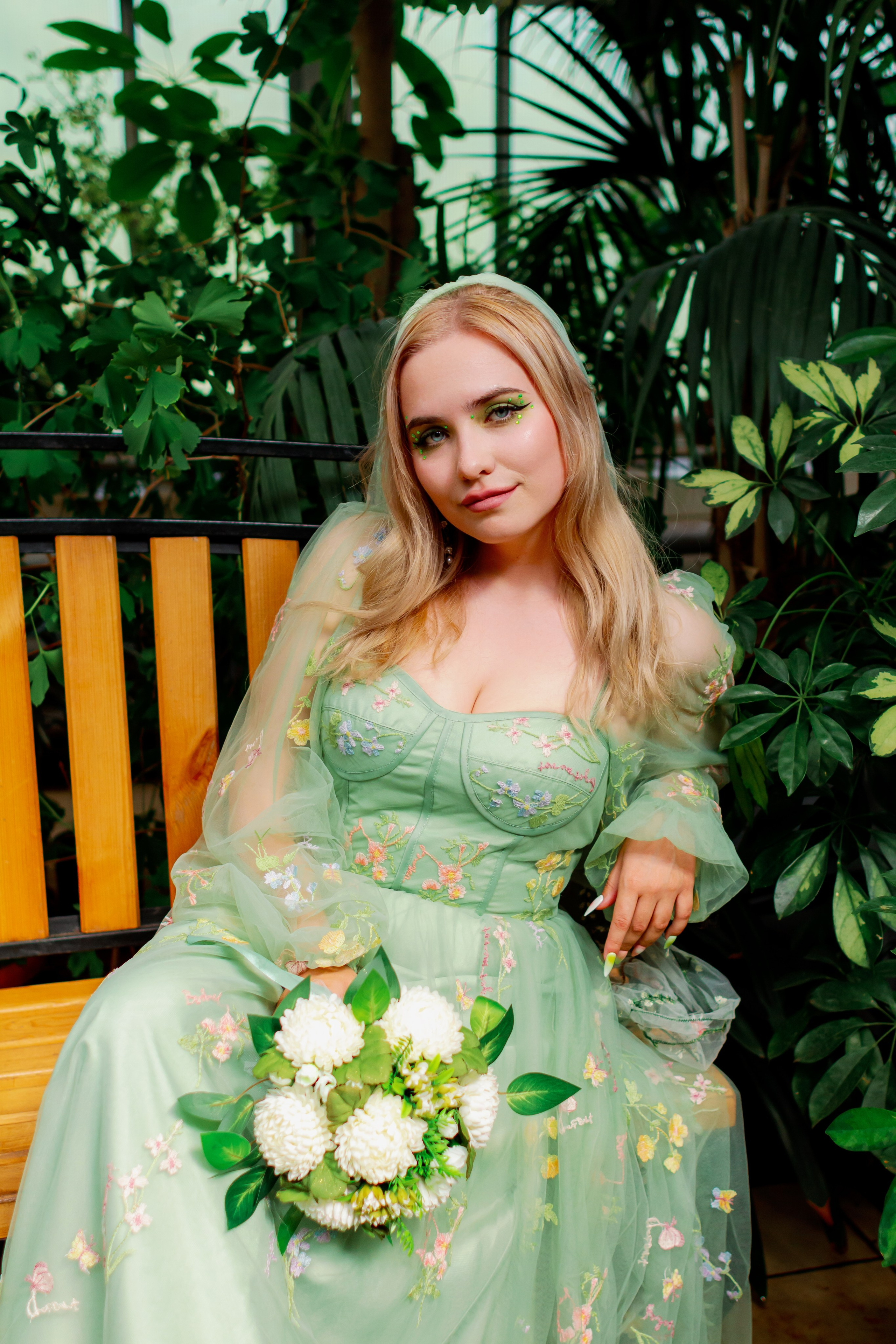 Никита и Валерия. Свадебная фотосессия в оранжерее, Екатеринбург. Фотограф в Екатеринбурге Пойгина Елена